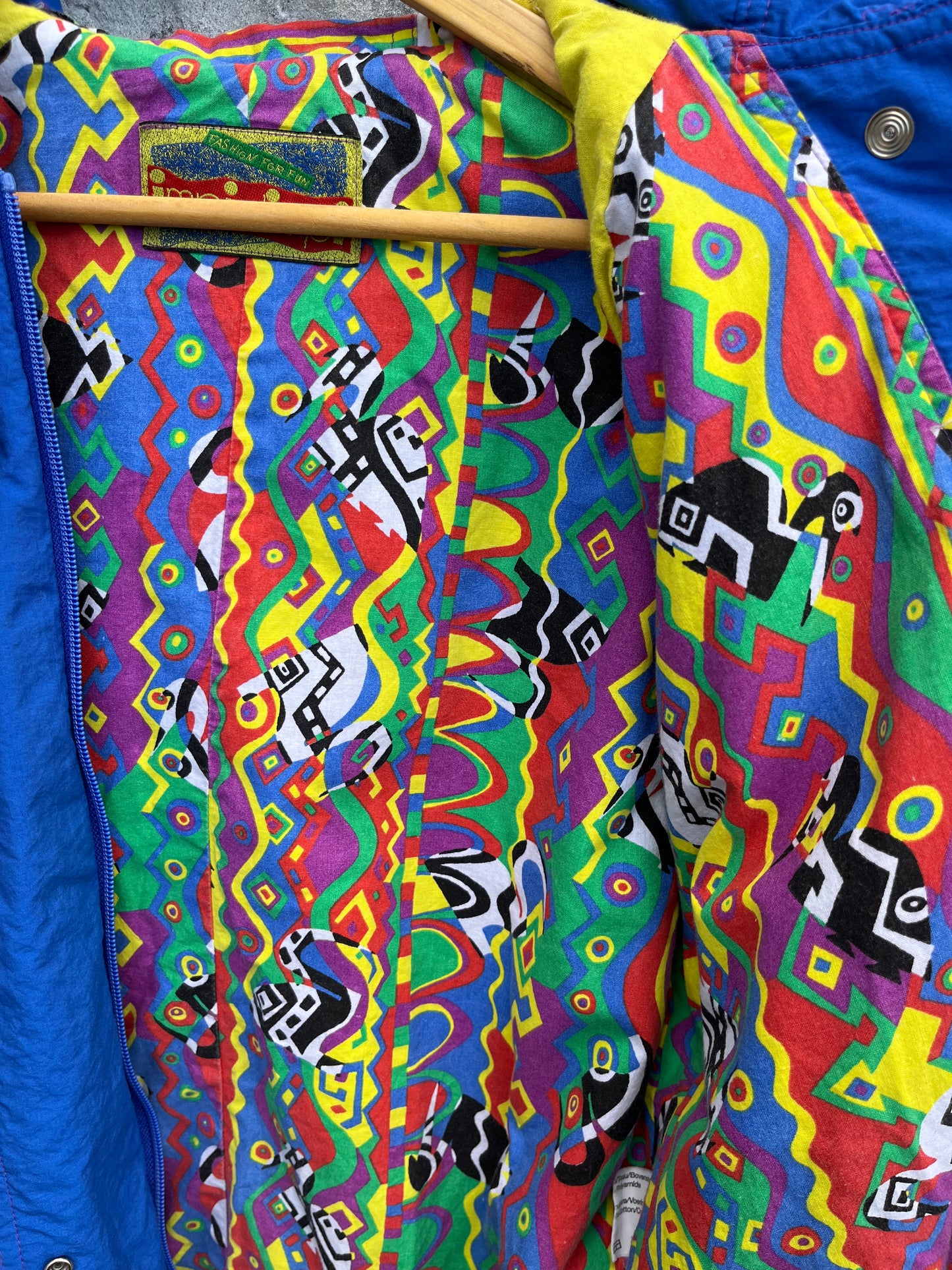 80s colourful jacket 10y (140cm)