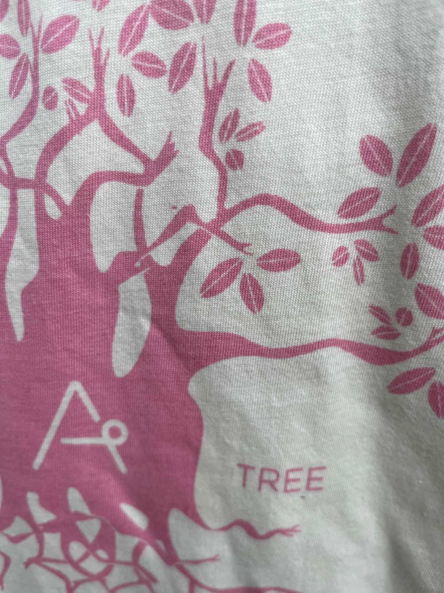Pink plant a tree Tee 4y (104cm)