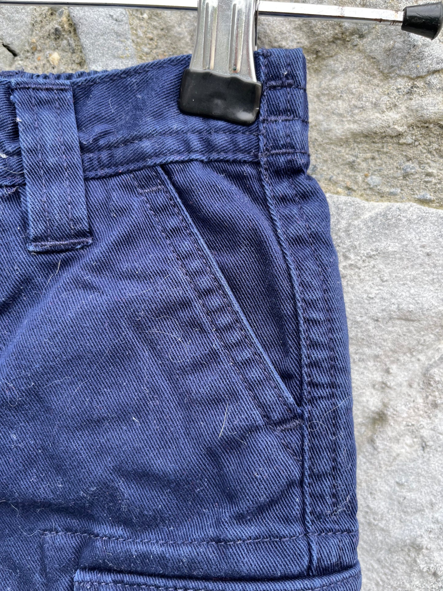 RL navy denim shorts 9m (74cm)