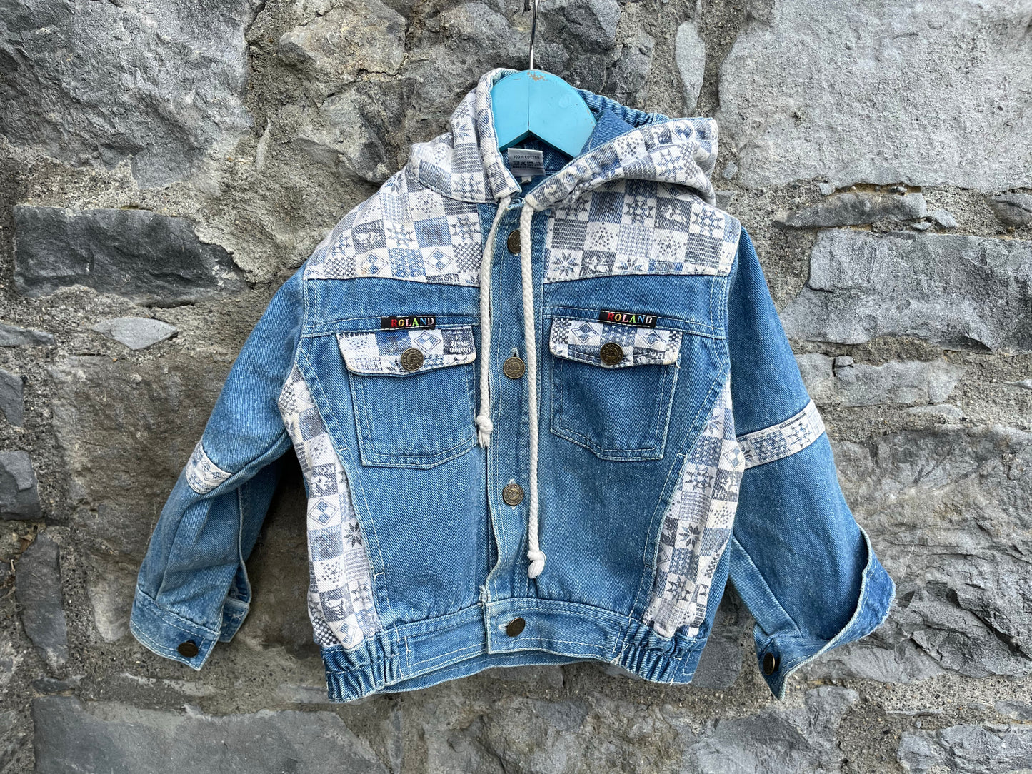 Roland 80s denim jacket 4y (104cm)