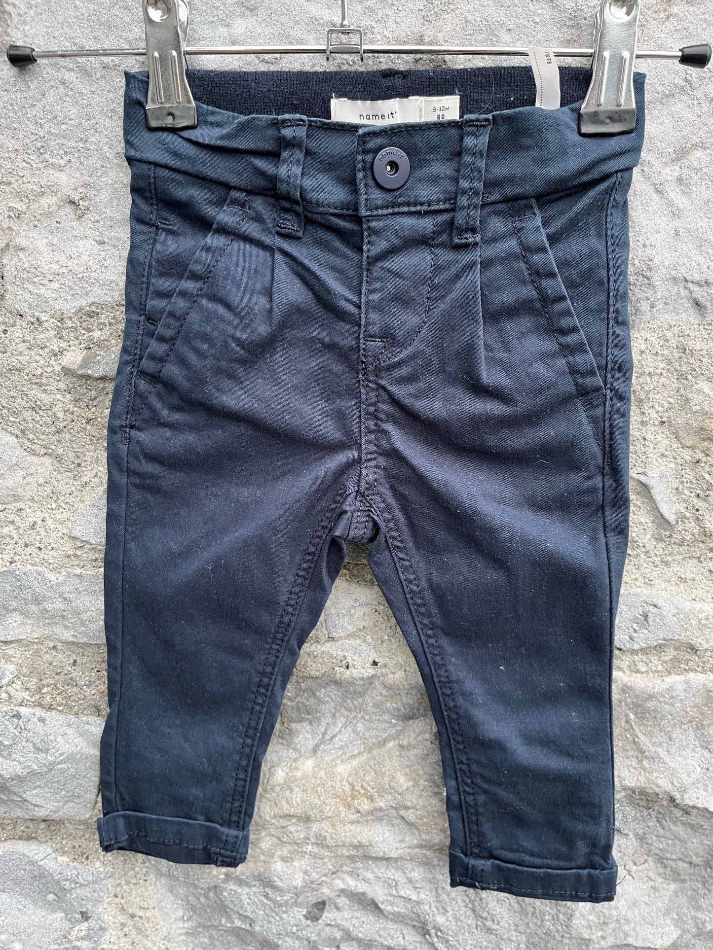 Navy pants 9-12m (74-80cm)