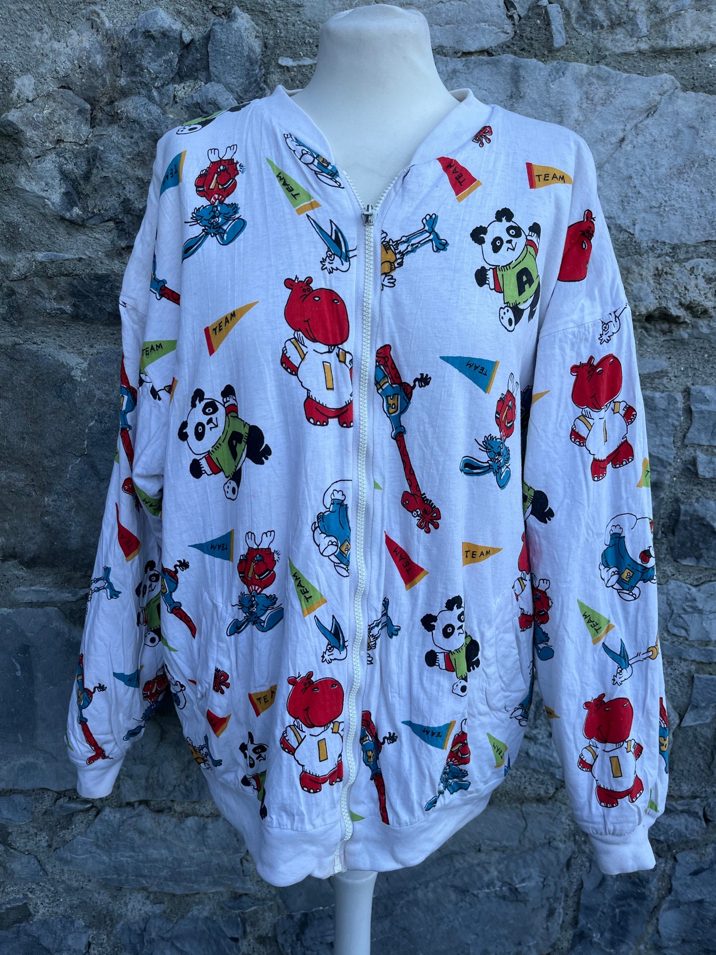 80s reversible bomber jacket uk 10-14