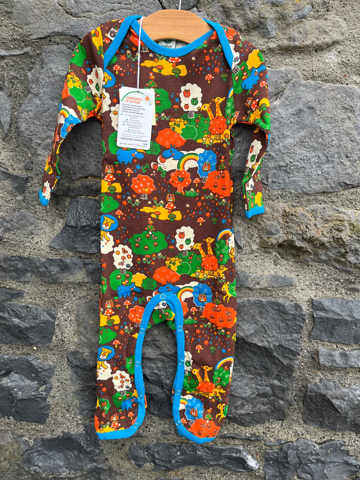 Magic forest brown onesie 9m (74cm)