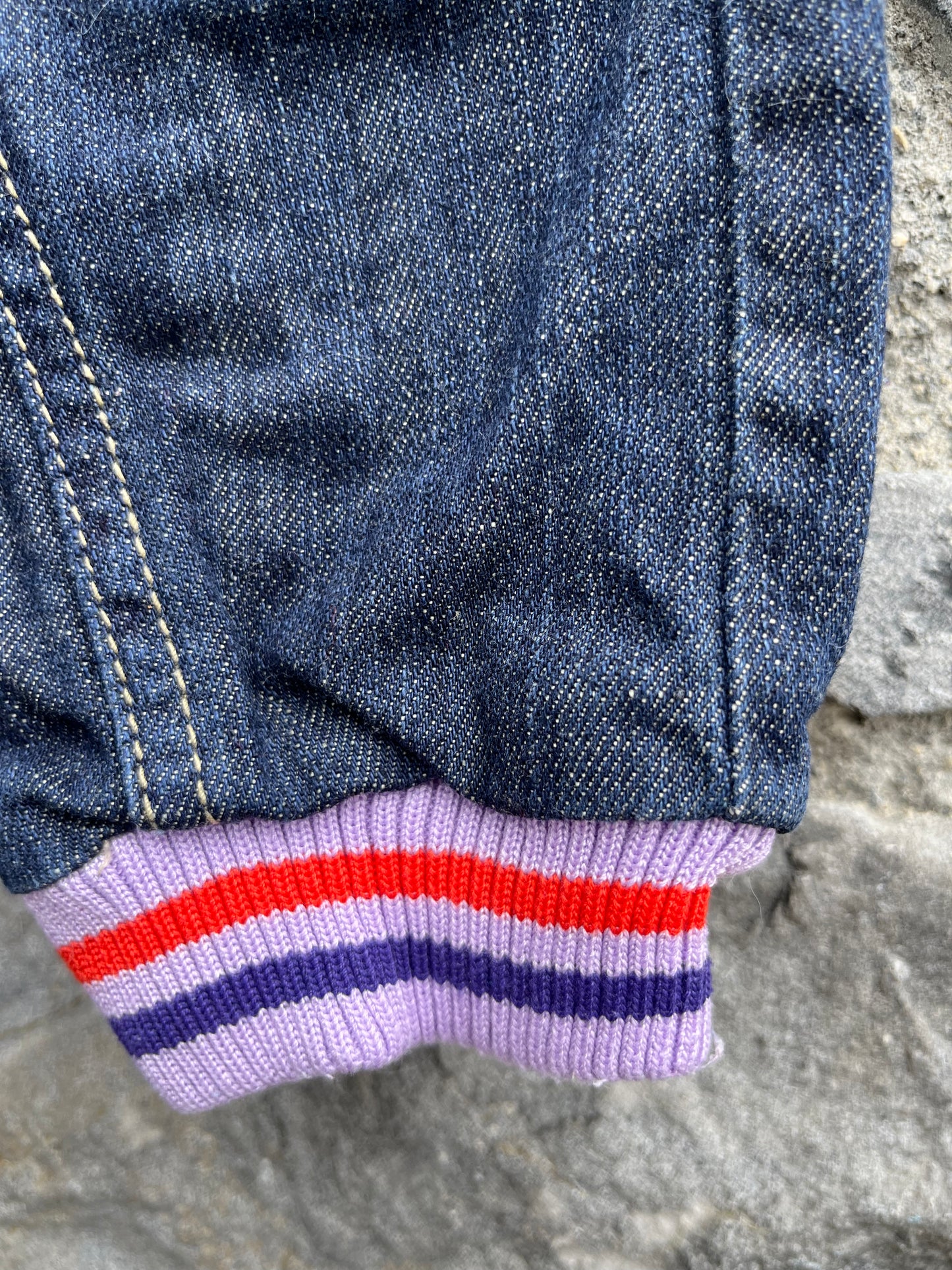 Denim baggy pants 0-1m (56cm)