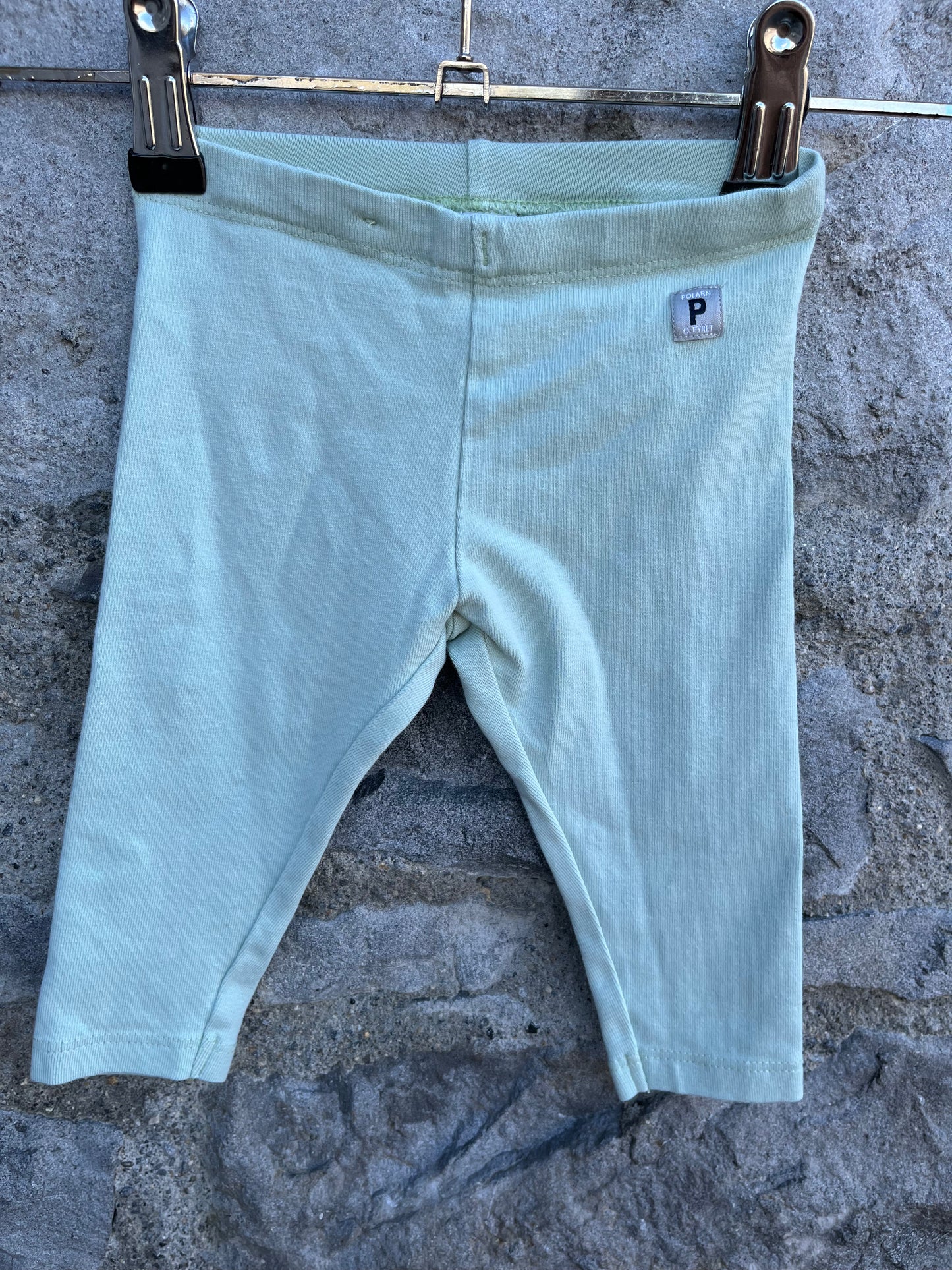 PoP pistachio leggings 2-4m (62cm)