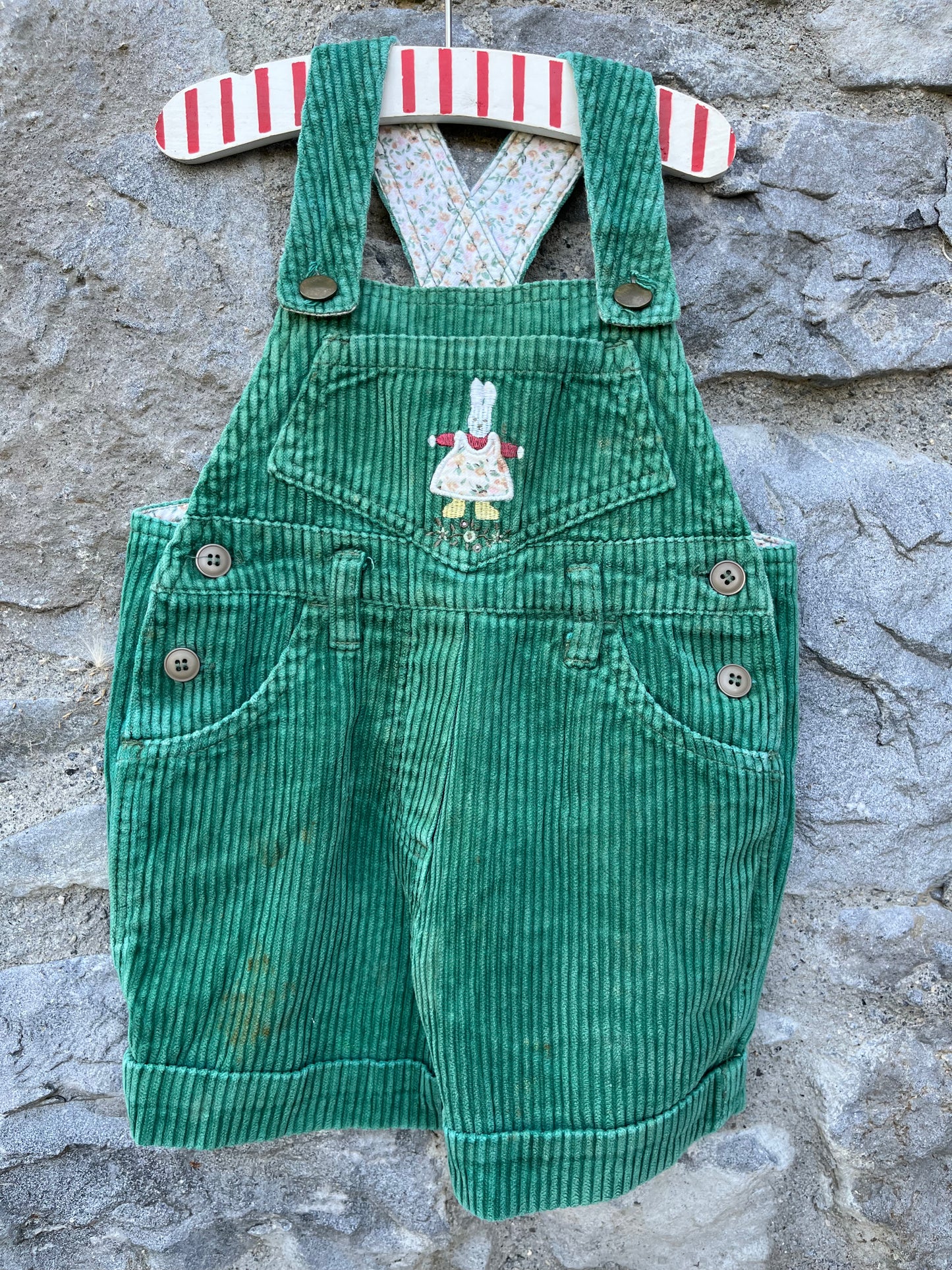 Kimbaloo 90s cord dungarees 2y (92cm)