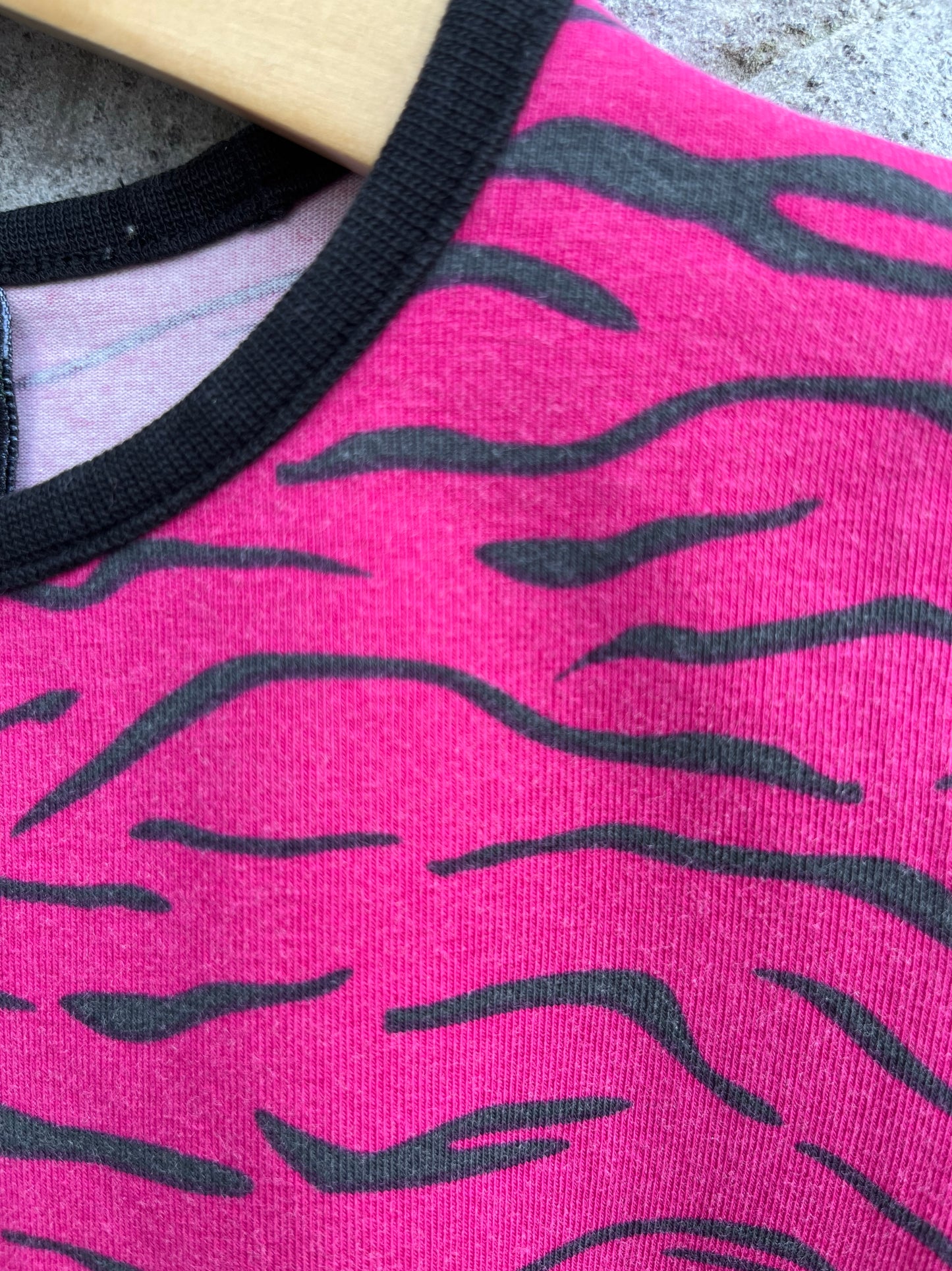 Pink zebra skater dress 12-18m (80-86cm)