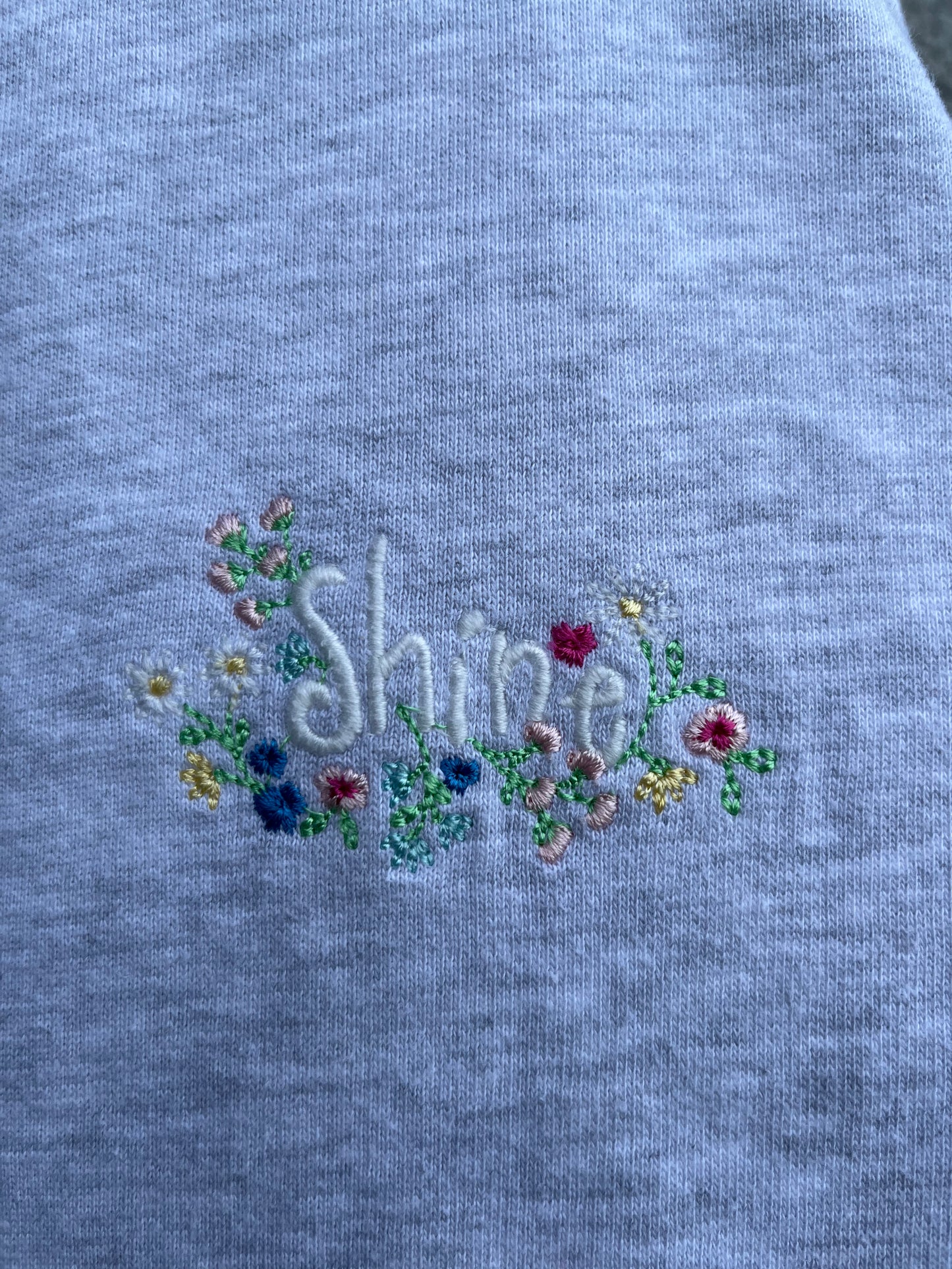 Grey shine sweatshirt 9-10y (134-140cm)