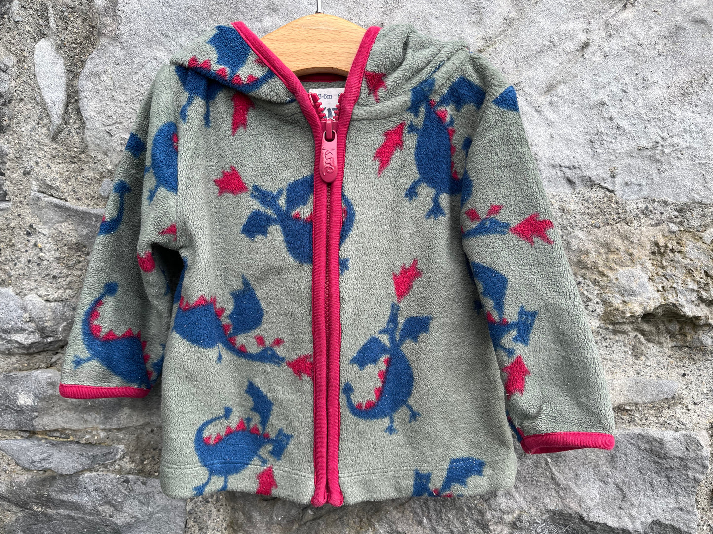 Dragons fleece 3-6m (62-68cm)