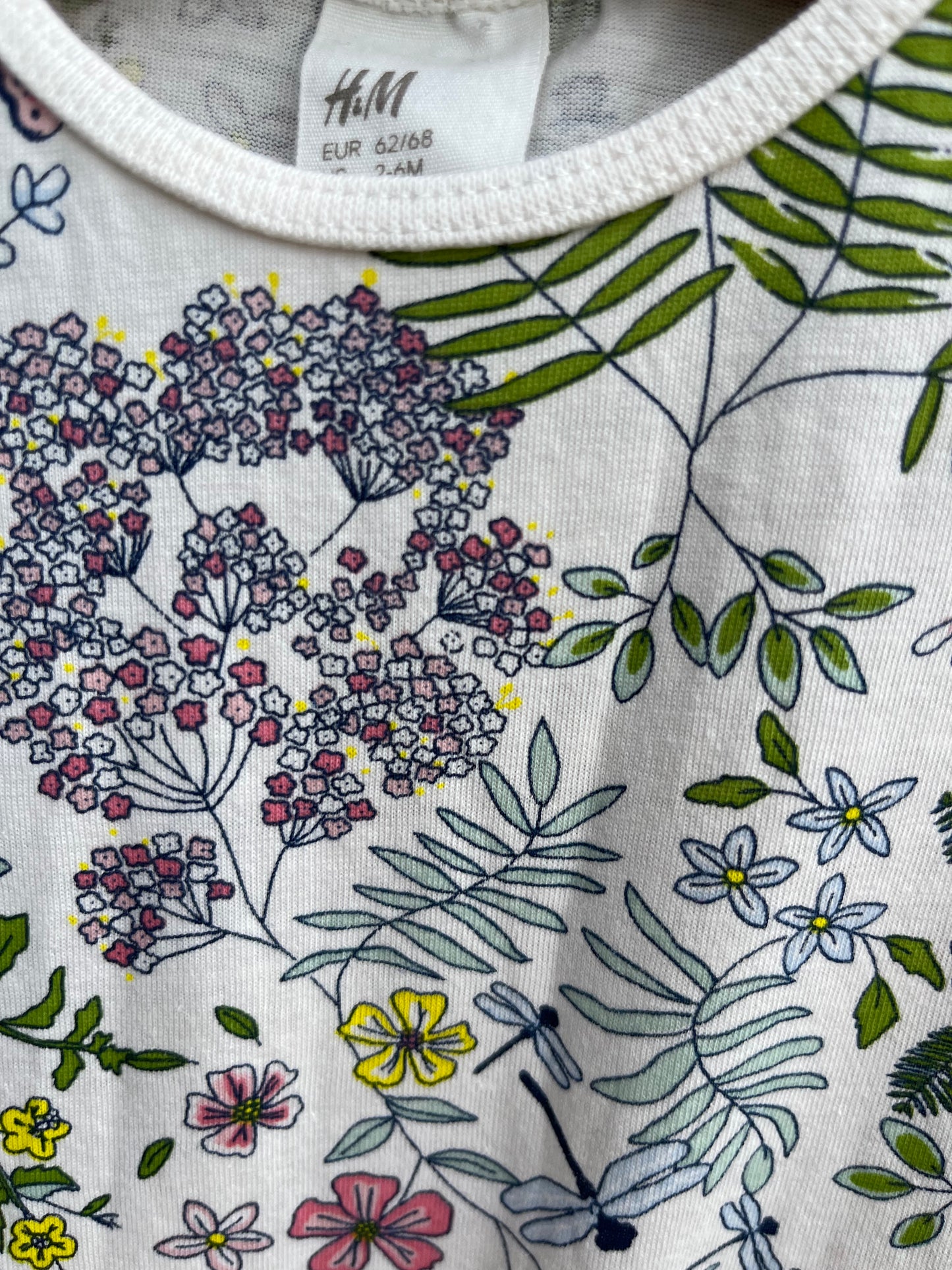 Botanical dress 3-6m (62-68cm)