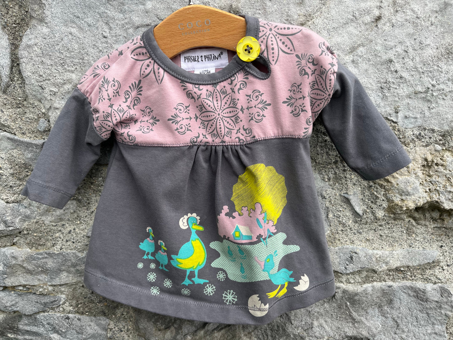 Ducks dress Newborn (50cm)