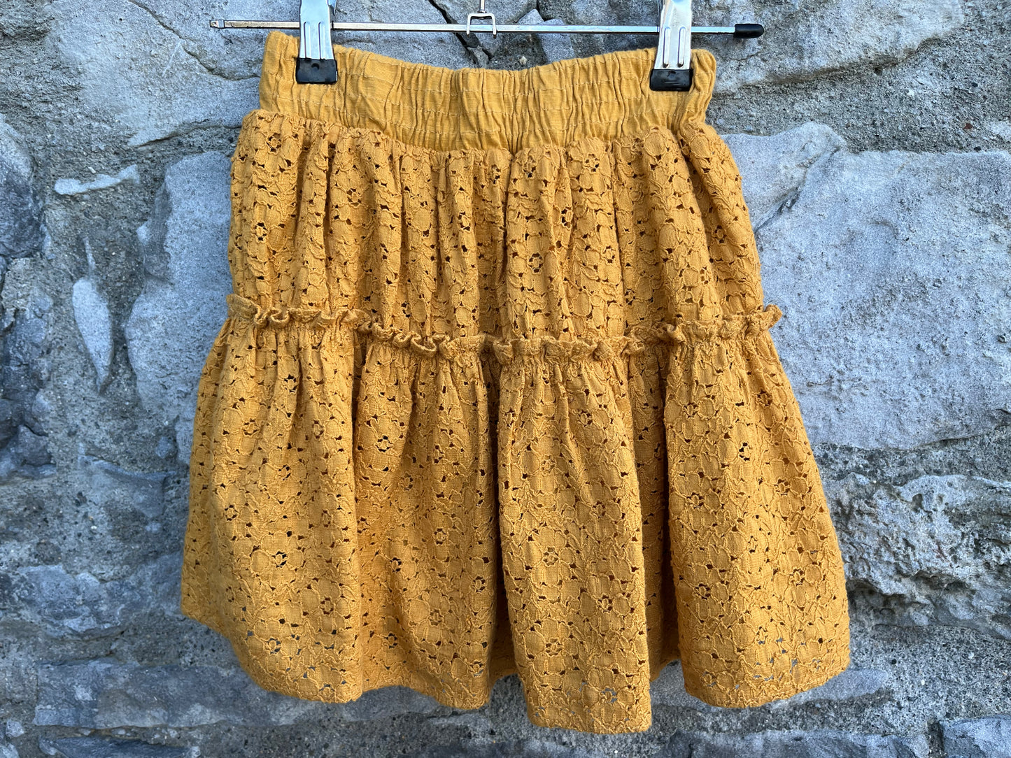 Yellow lace skirt 4y (104cm)