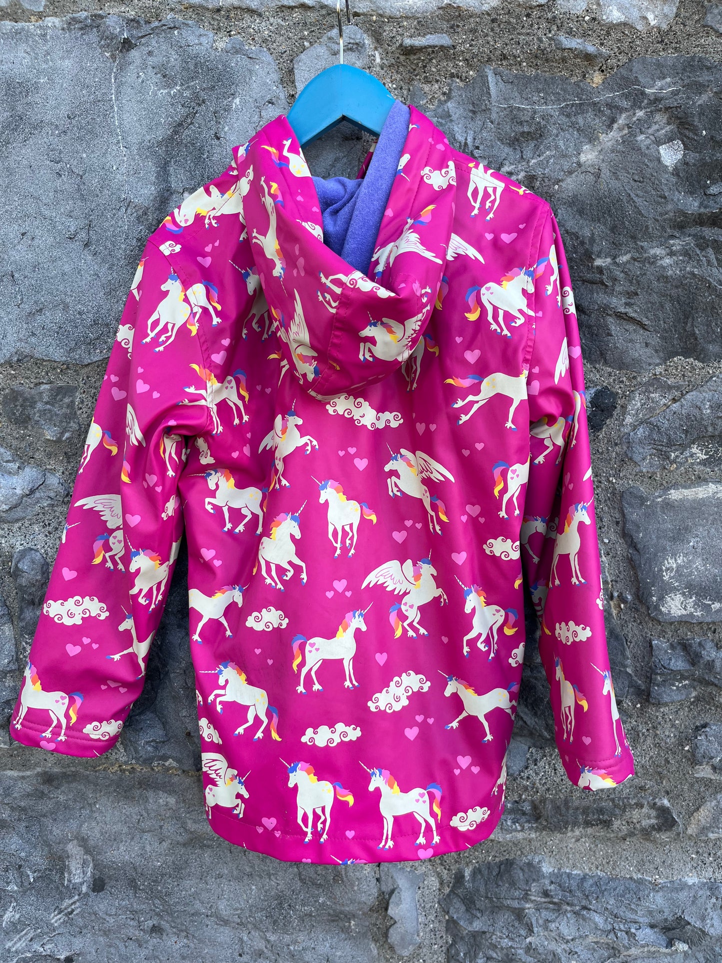 Unicorns raincoat 8y (128cm)