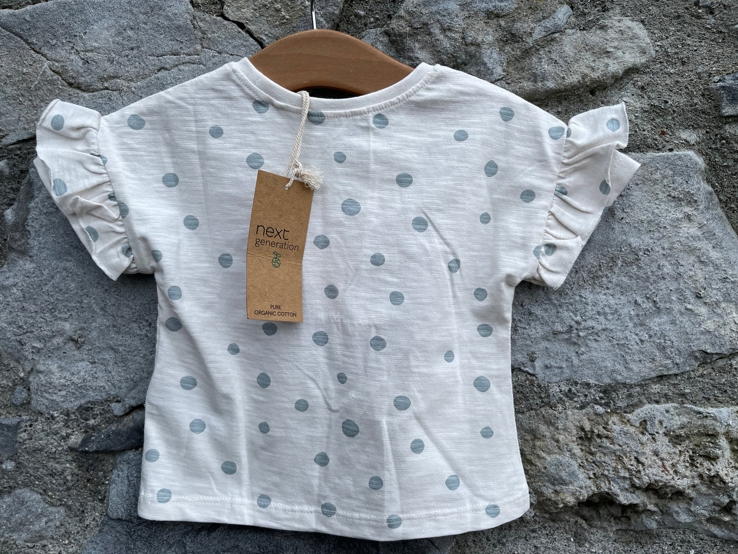 Rainbow snail tee 6-9m (68-74cm)