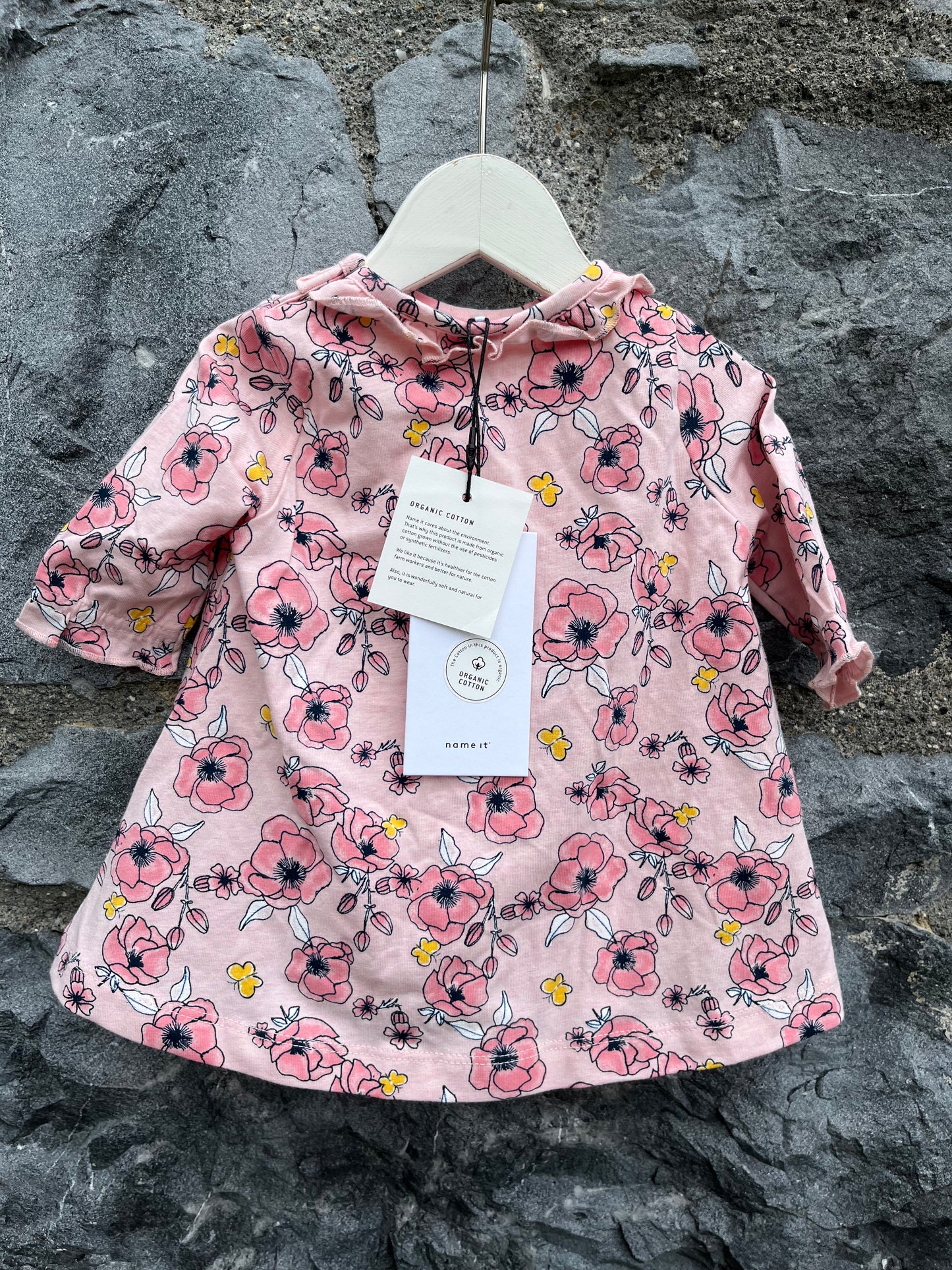 Floral dress 0-1m (56cm)