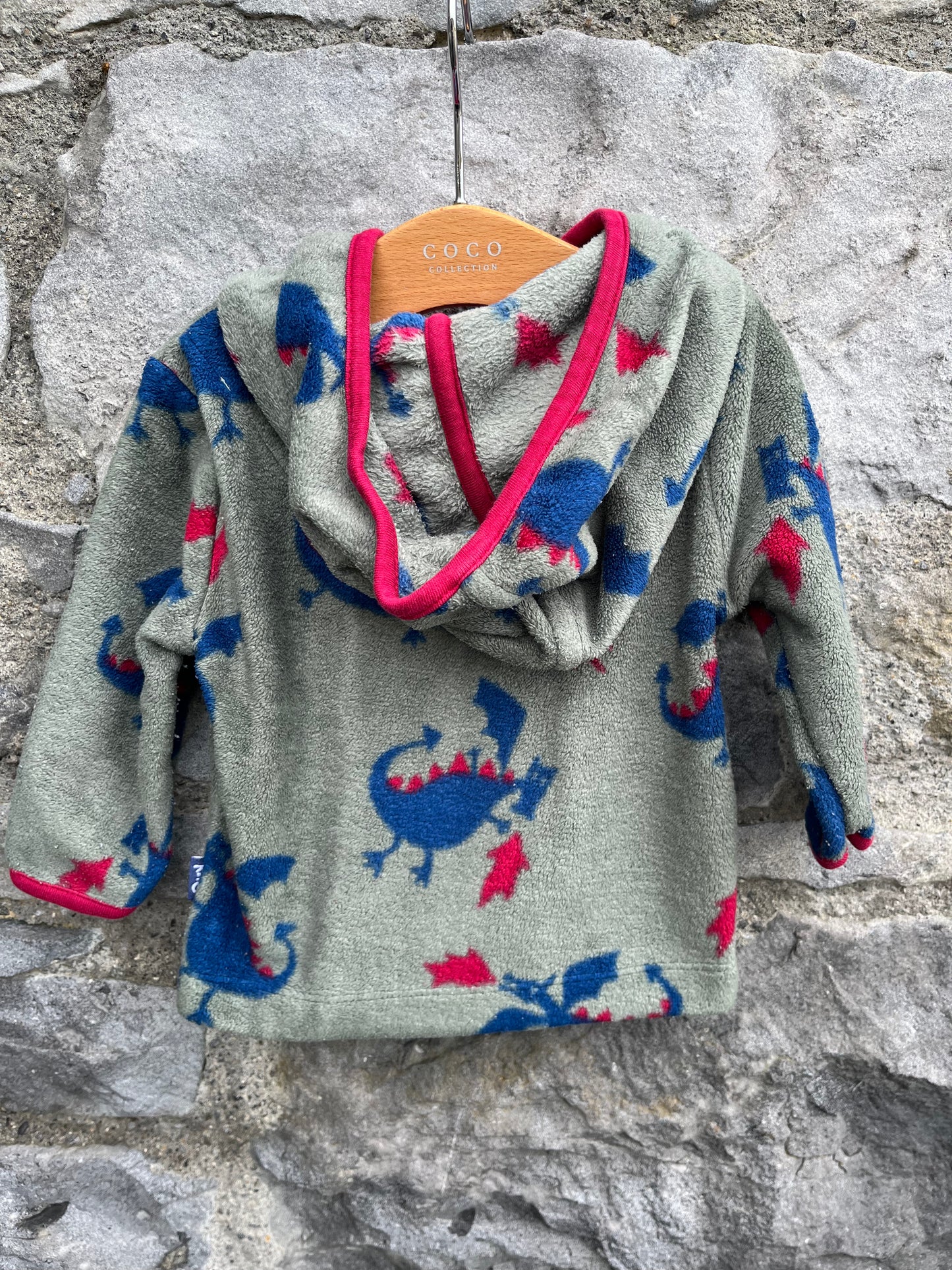 Dragons fleece 3-6m (62-68cm)