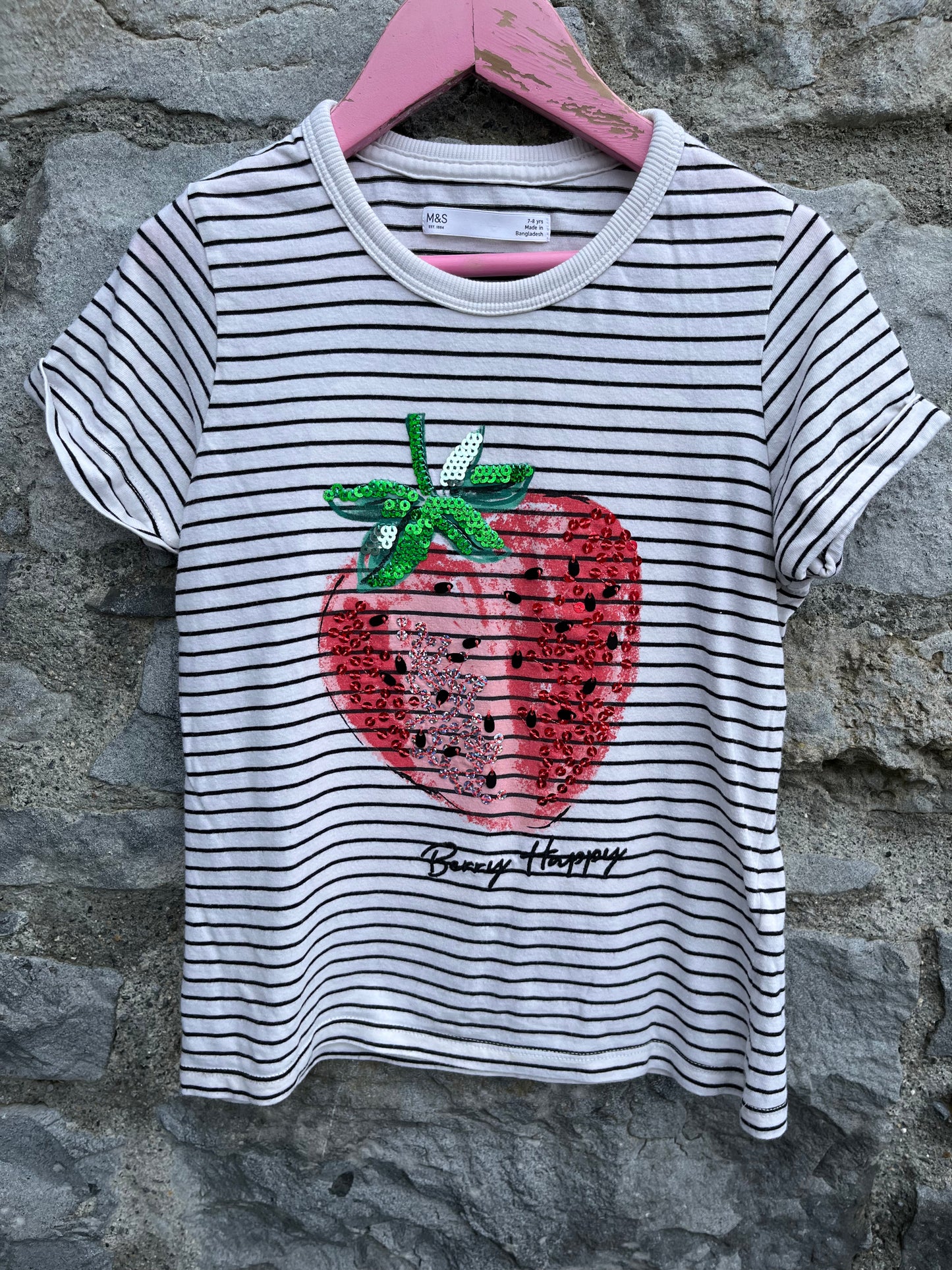 Strawberry top 7-8y (122-128cm)