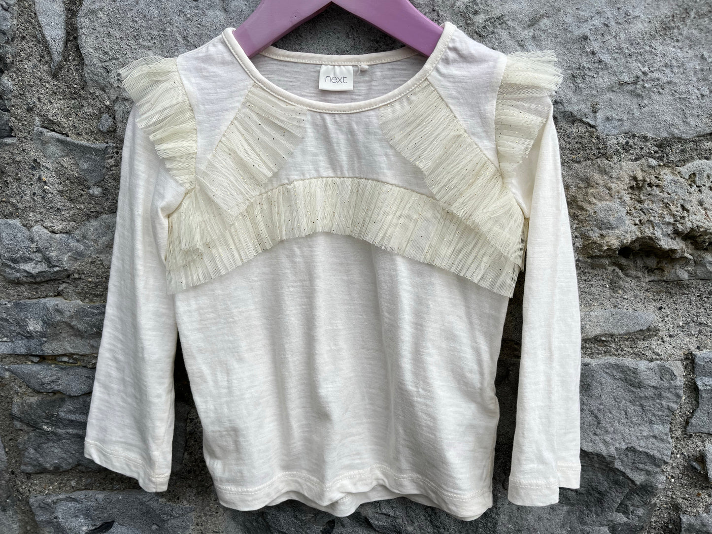 Top with frill 2-3y (92-98cm)