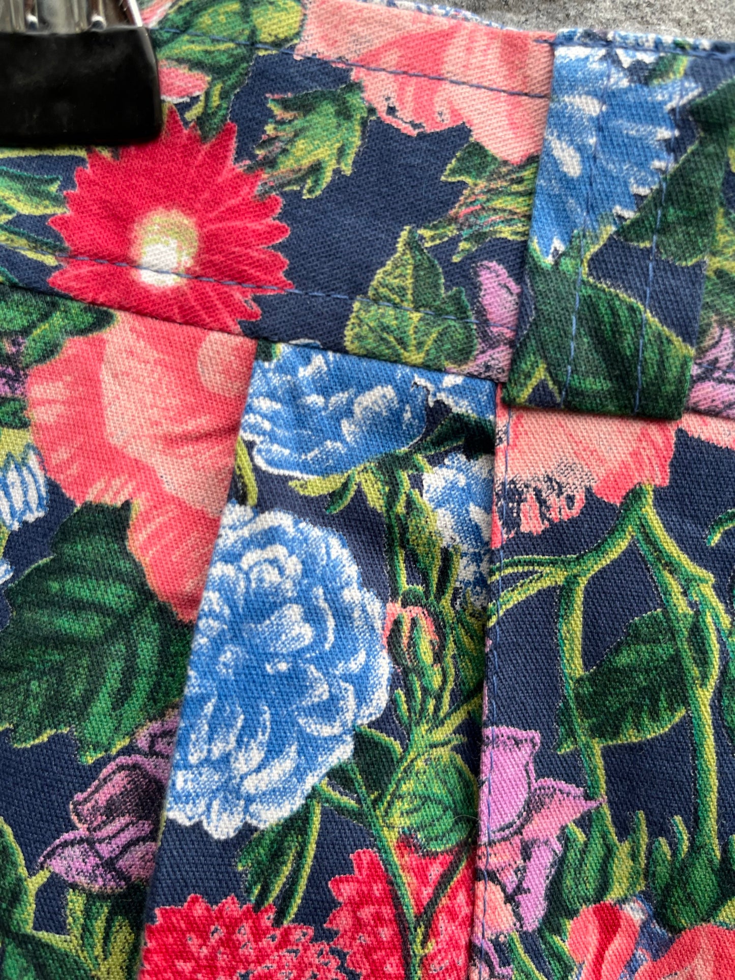80s floral pants uk 4