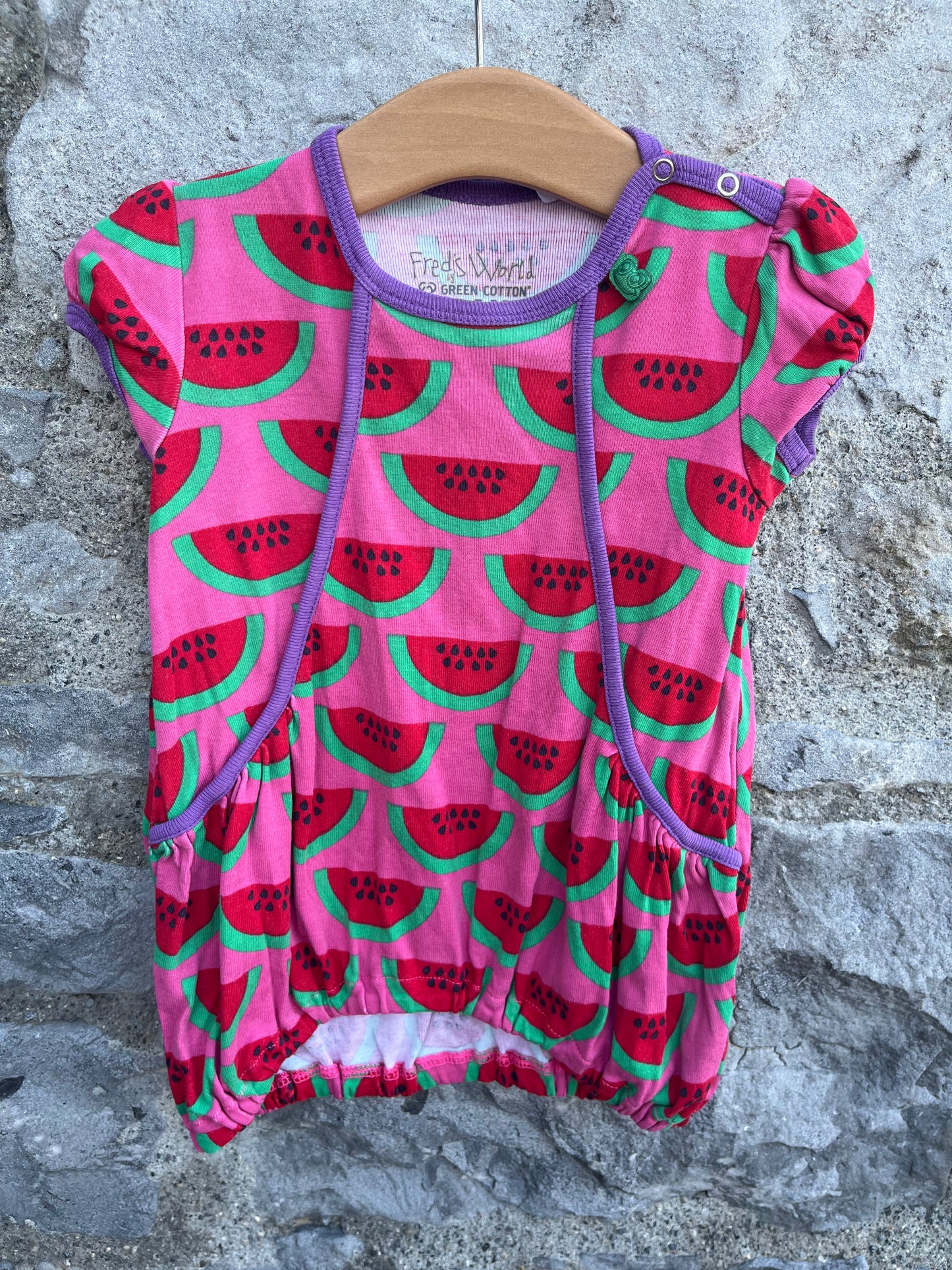Watermelon dress 9m (74cm)