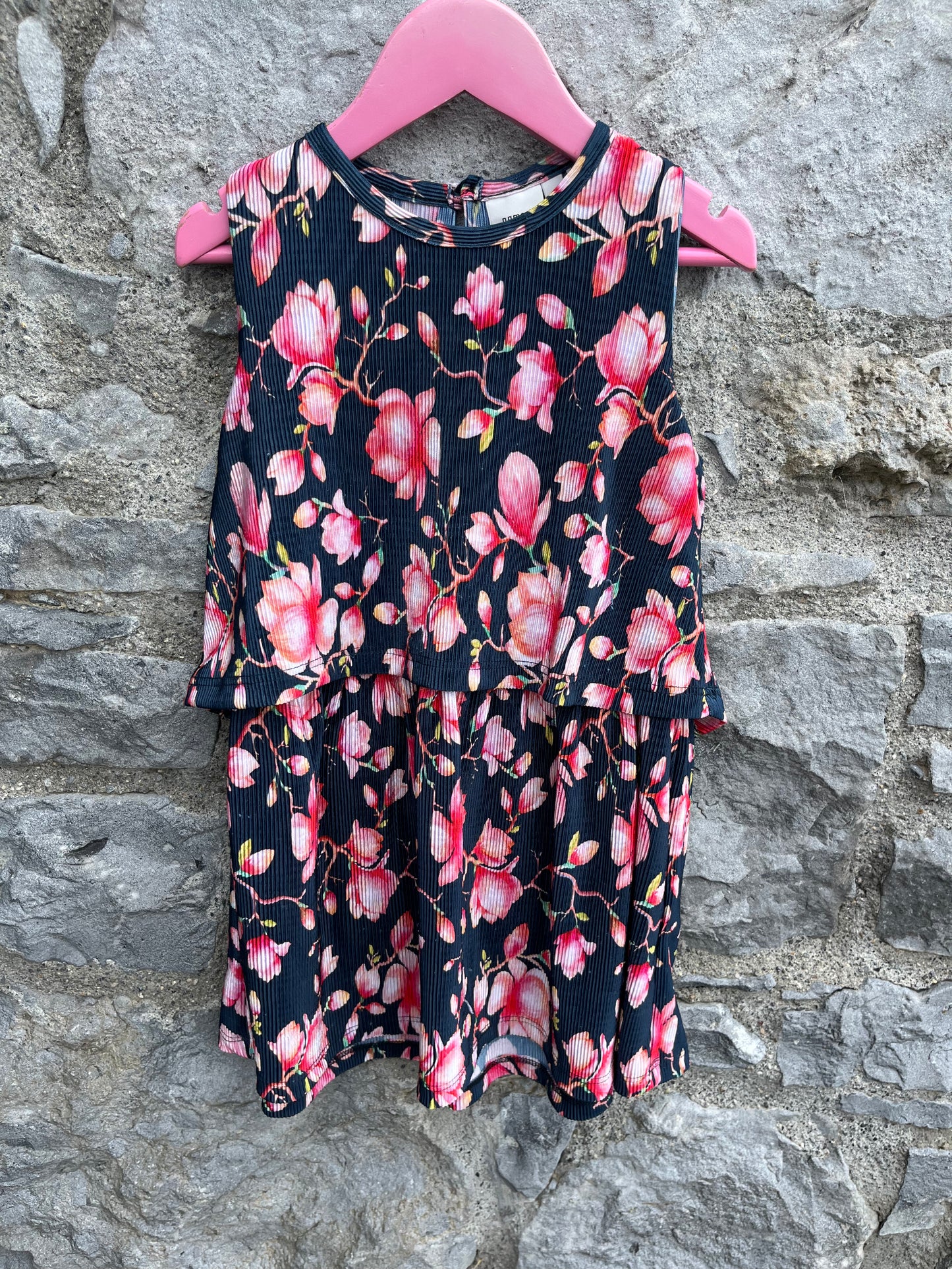 Floral pleated dress 3-4y (98-104cm)