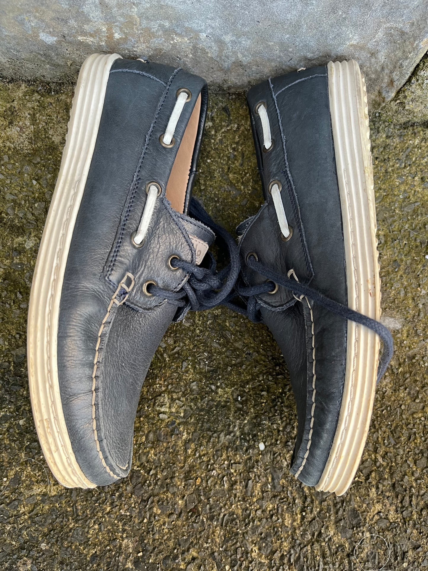 Navy shoes uk 2 (eu 35)
