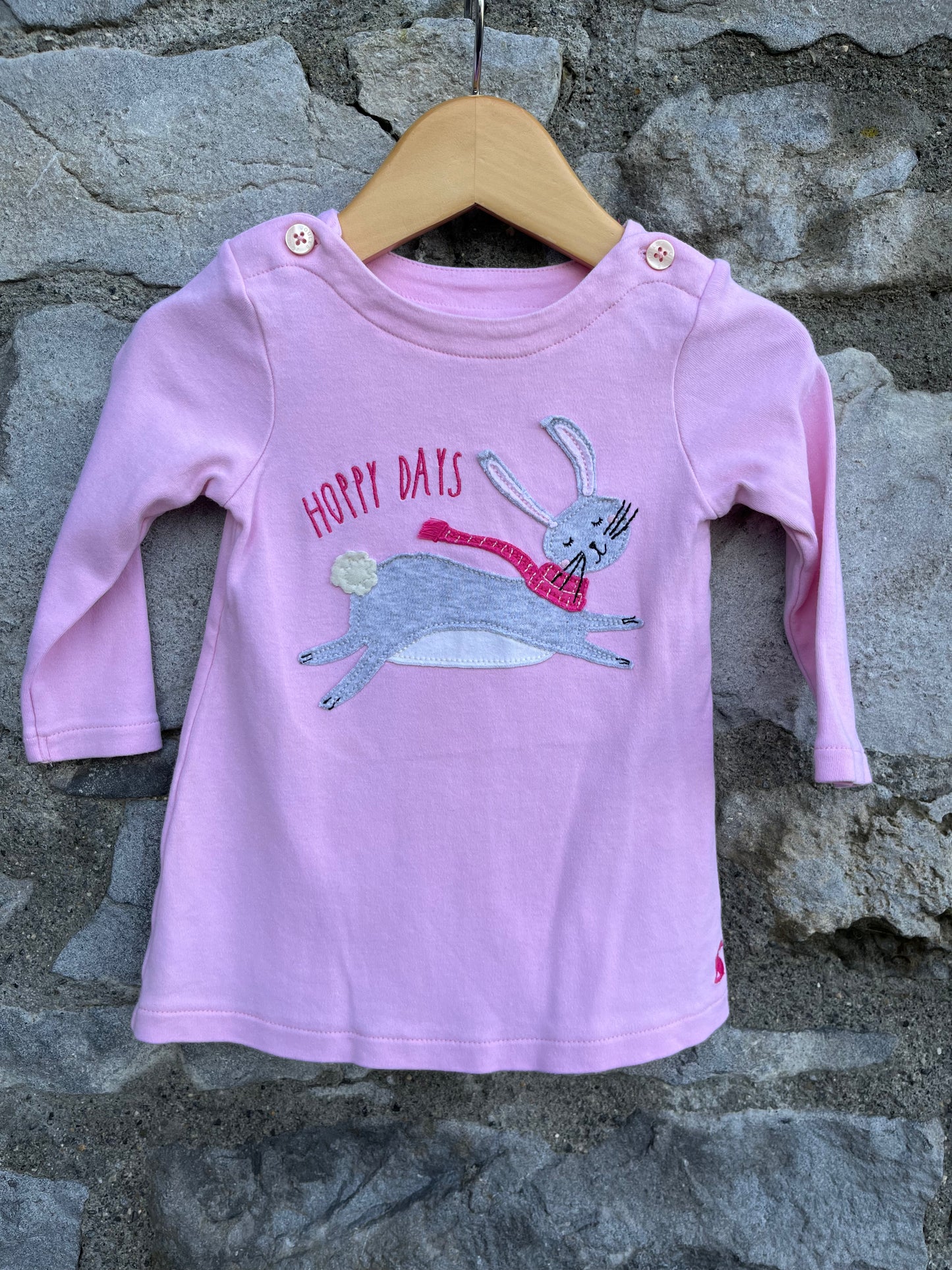 Winter bunny dress 3-6m (62-68cm)