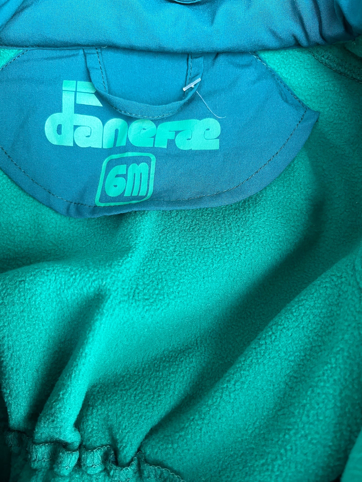 Green softshell suit 6m (68cm)