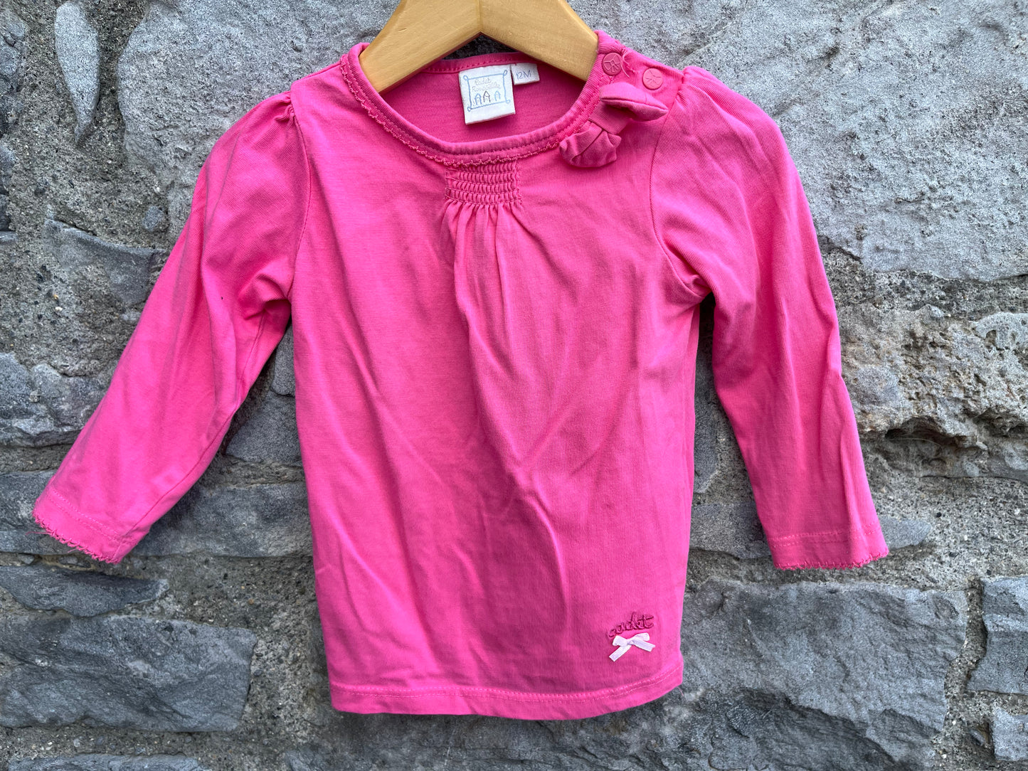 Pink top 9-12m (74-80cm)
