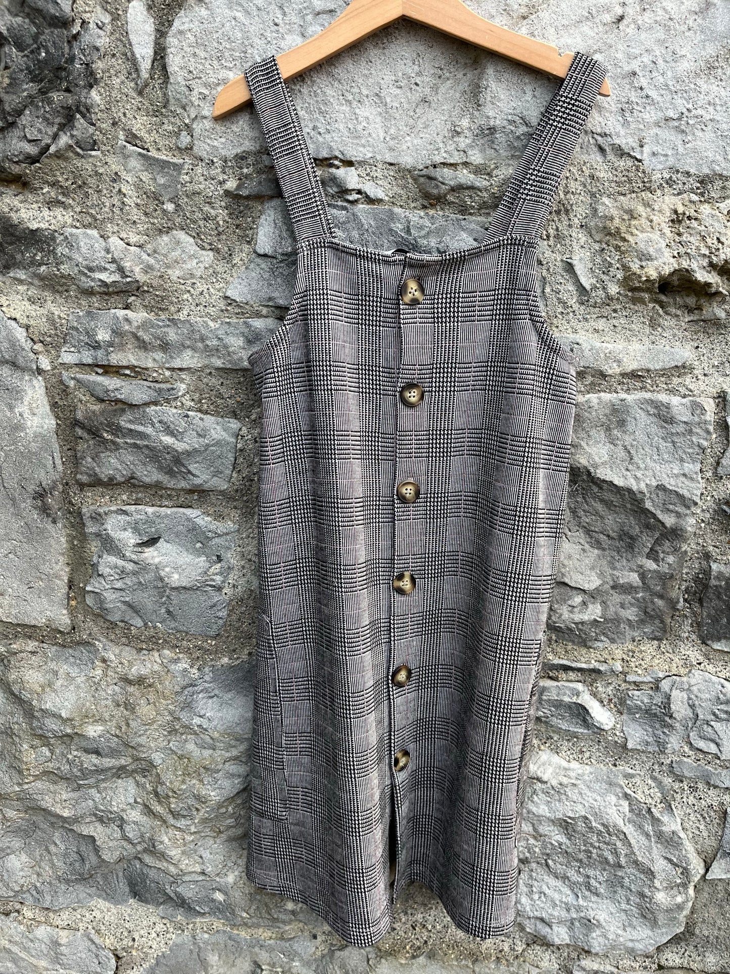 Houndstooth pinafore 10-11y (140-146cm)