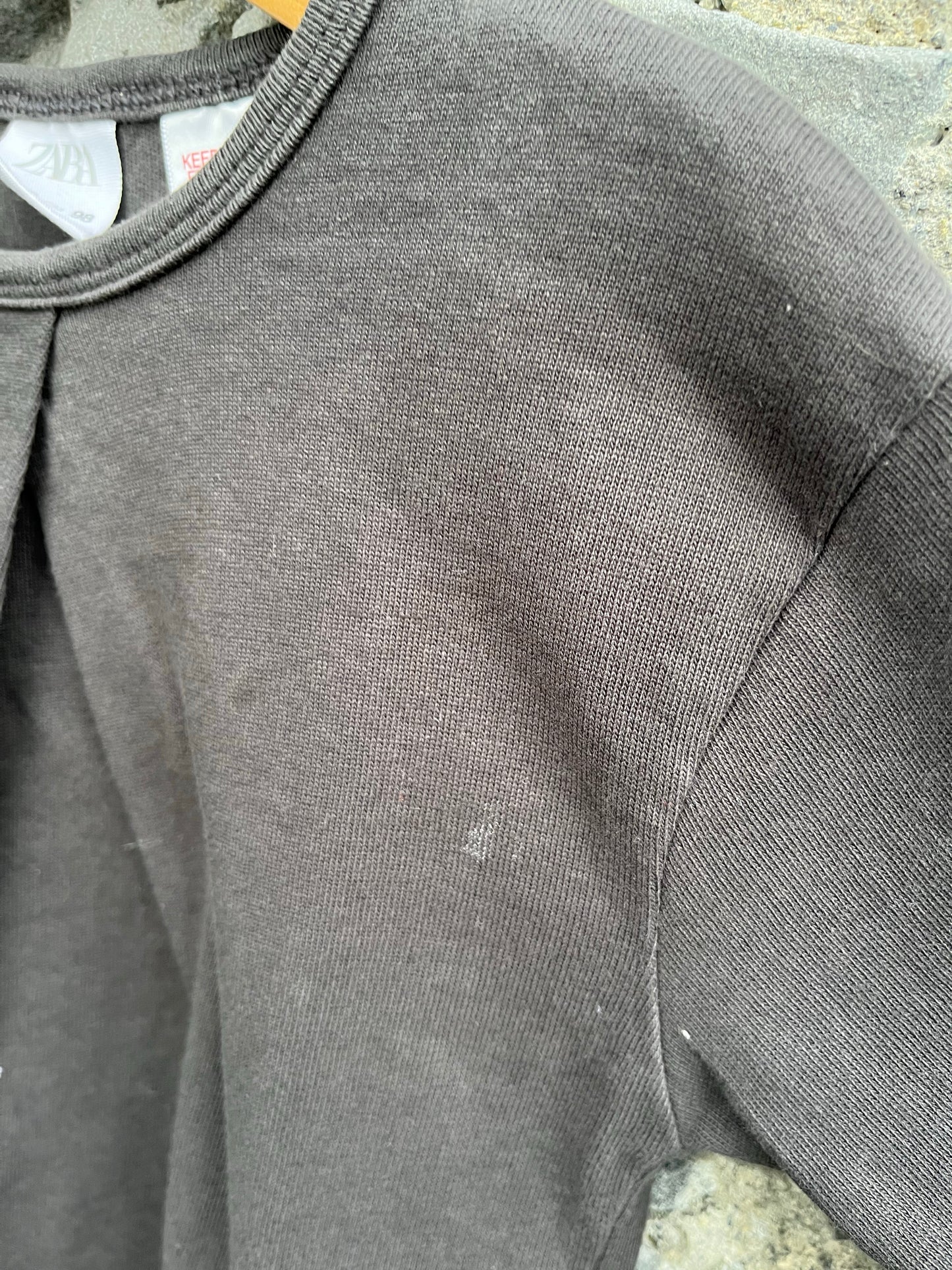 Charcoal top 2-3y (92-98cm)