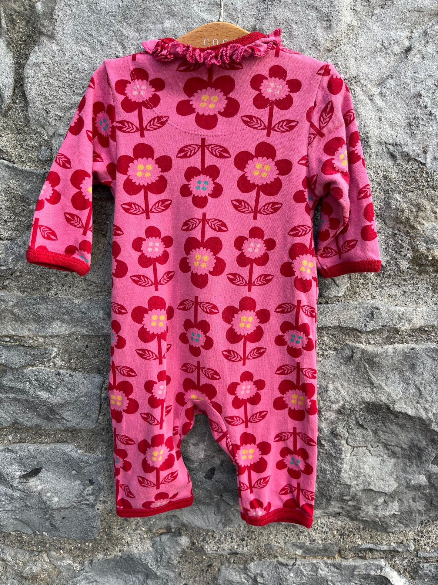 Floral onesie 0-3m (56-62cm)