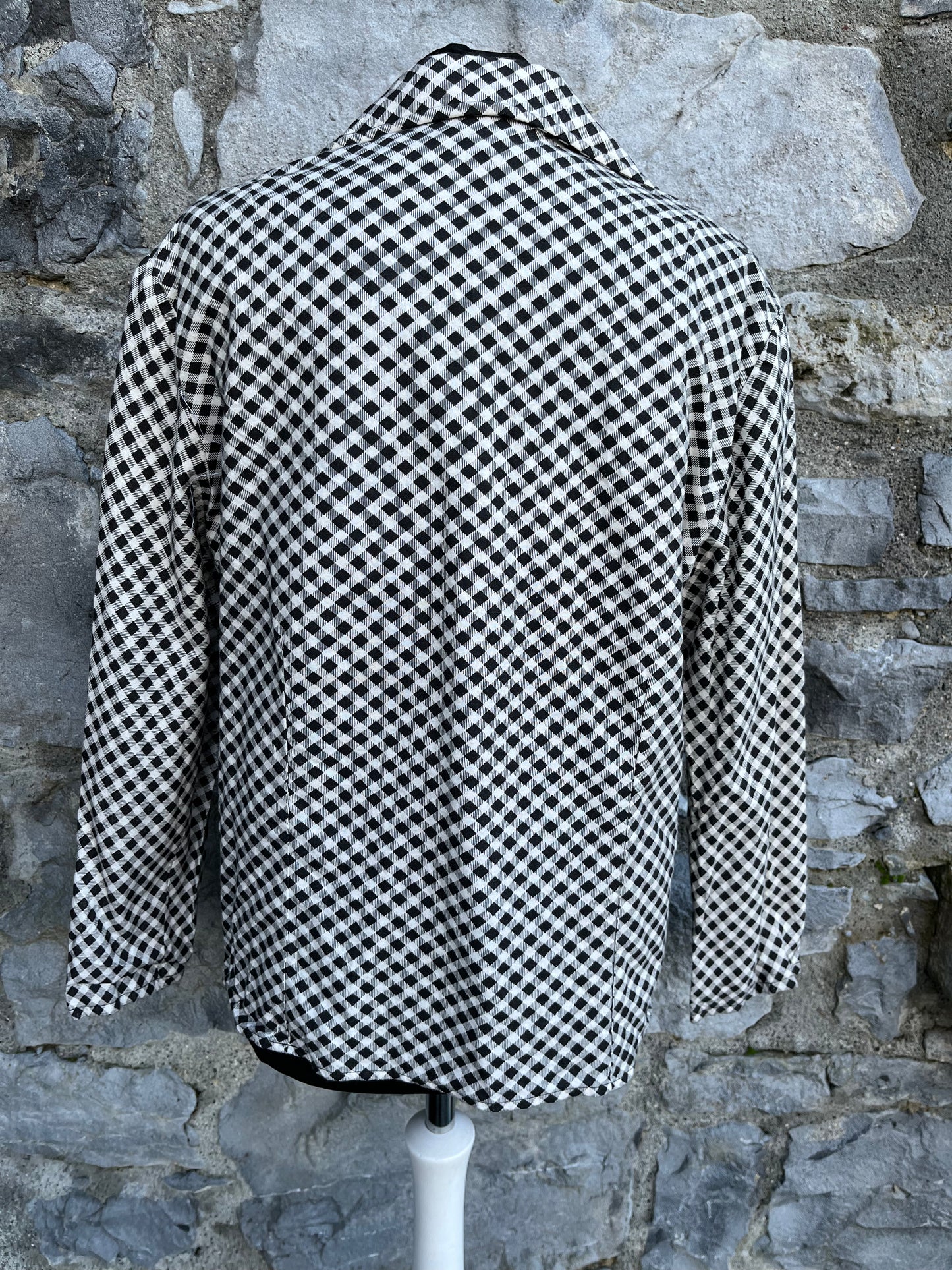 80s check blazer uk 12-14