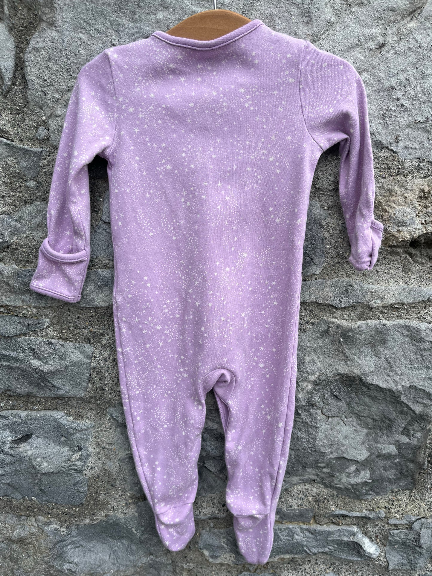 Pink stars onesie 6-9m (68-74cm)