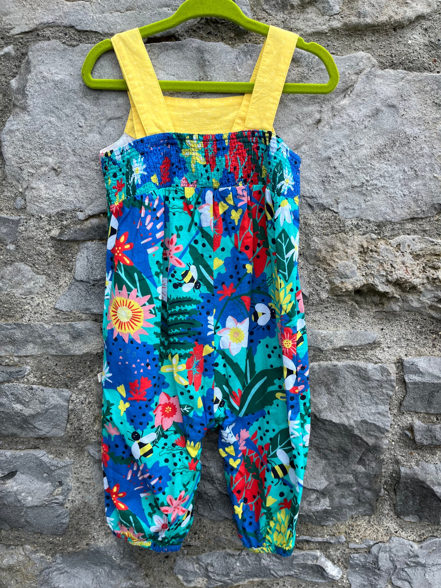 Jungle dungarees 6-12m (68-80cm)