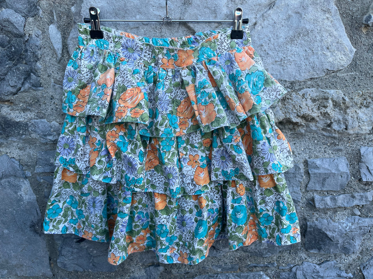 80s ruffles skirt 12y (152cm)