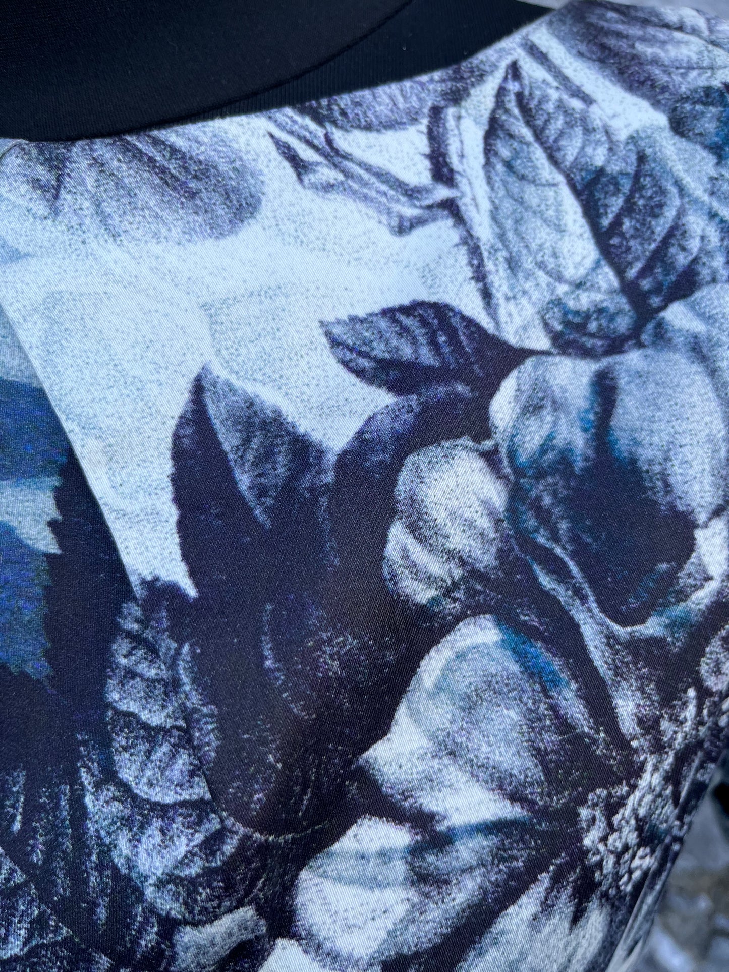 Grey floral dress uk 10