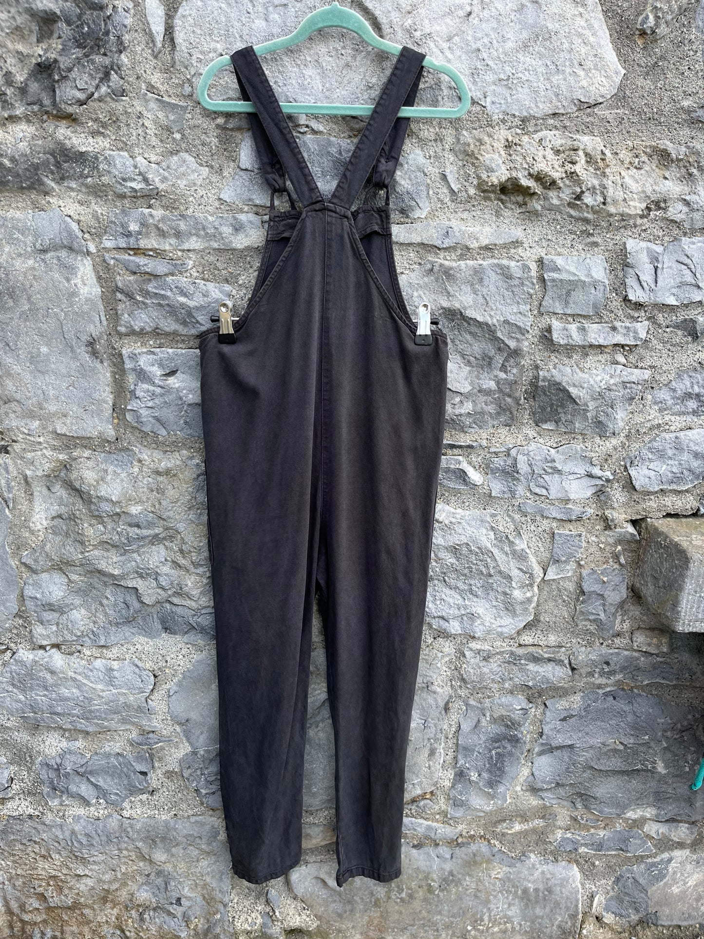 Charcoal dungarees 10y (140cm)
