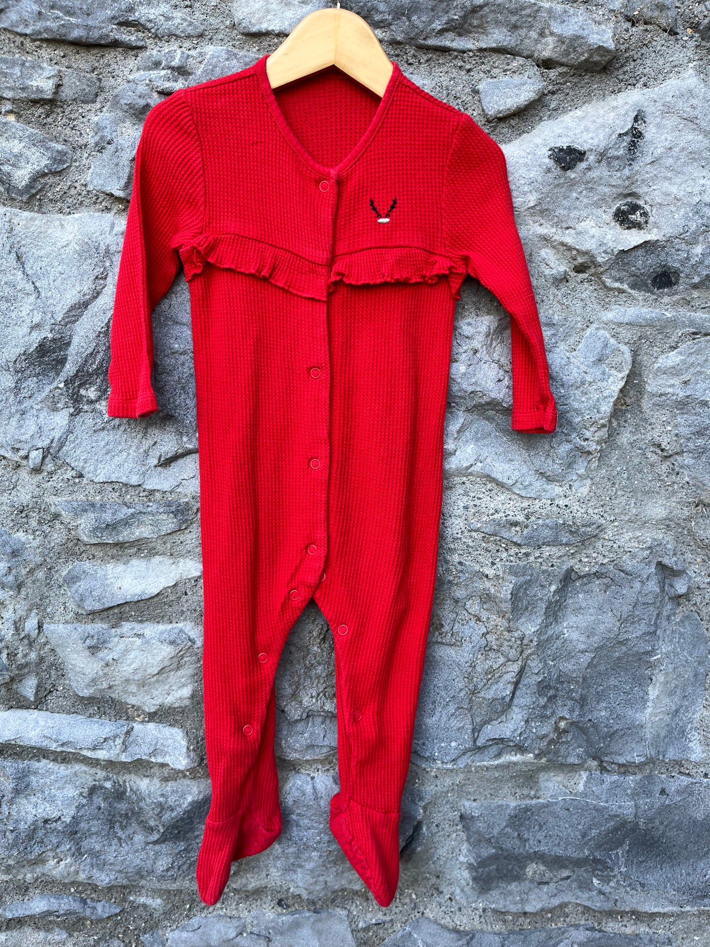 Red onesie 6-9m (68-74cm)