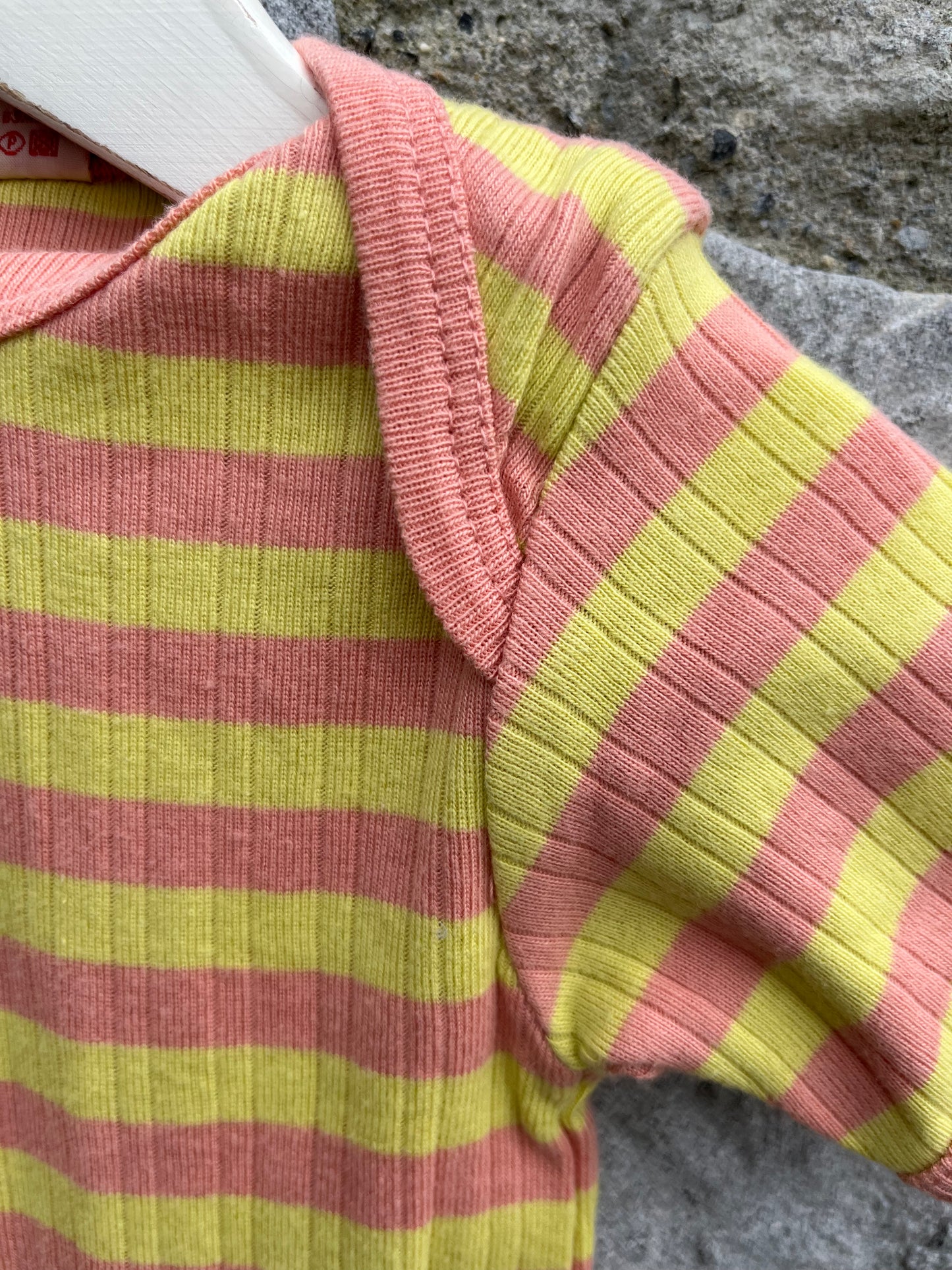 Pink&yellow rompers 3m (62cm)