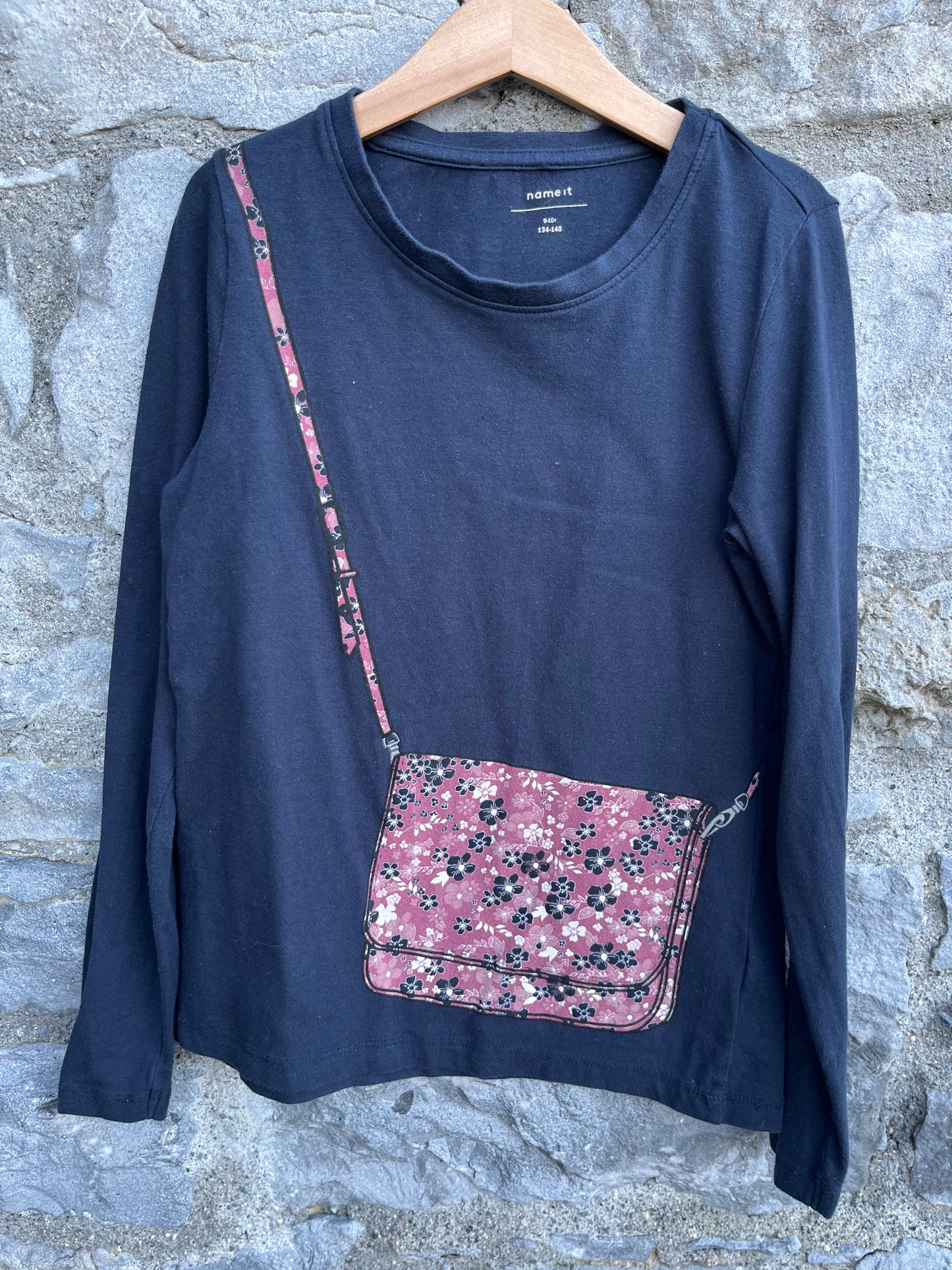 Floral bag top 9-10y (134-140cm)