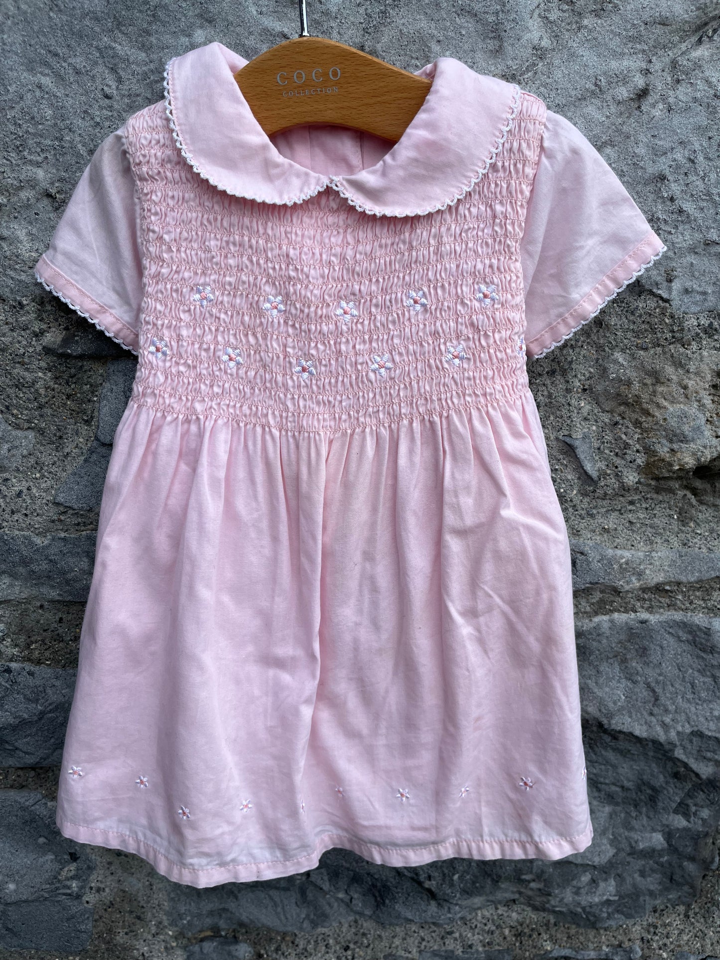 Pink dress 3-6m (62-68cm)
