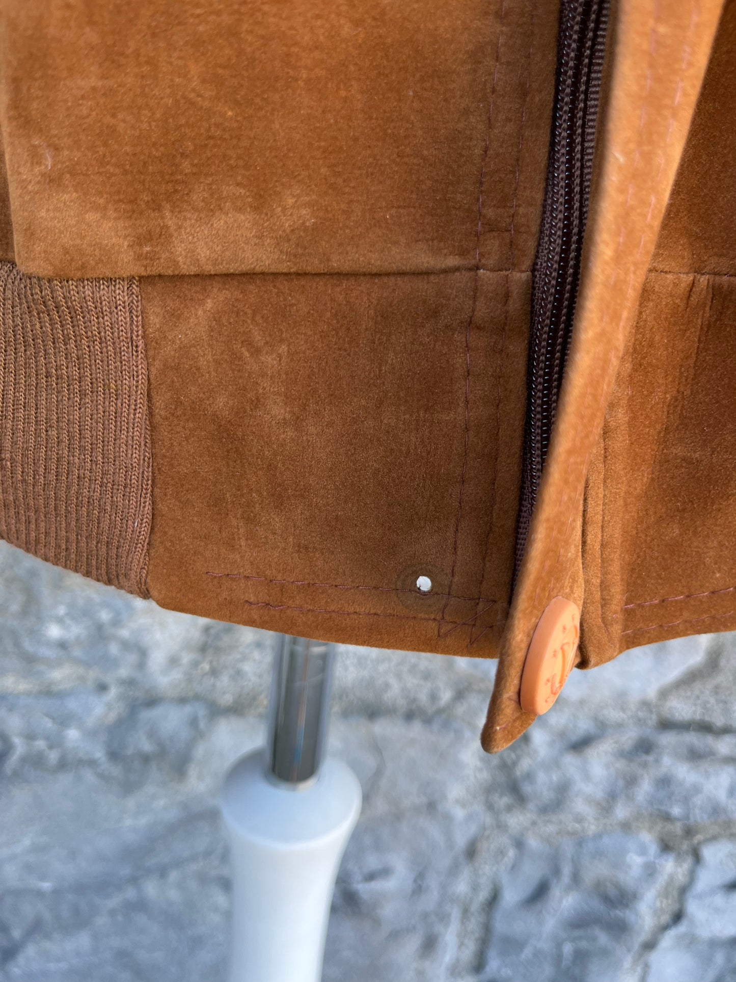 Brown suede jacket M/L