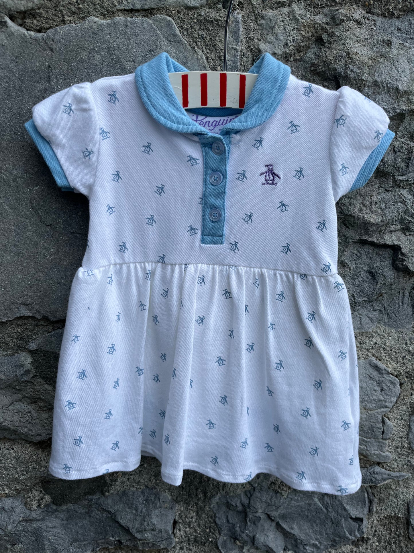 Penguin dress with vest 3-6m (62-68cm)