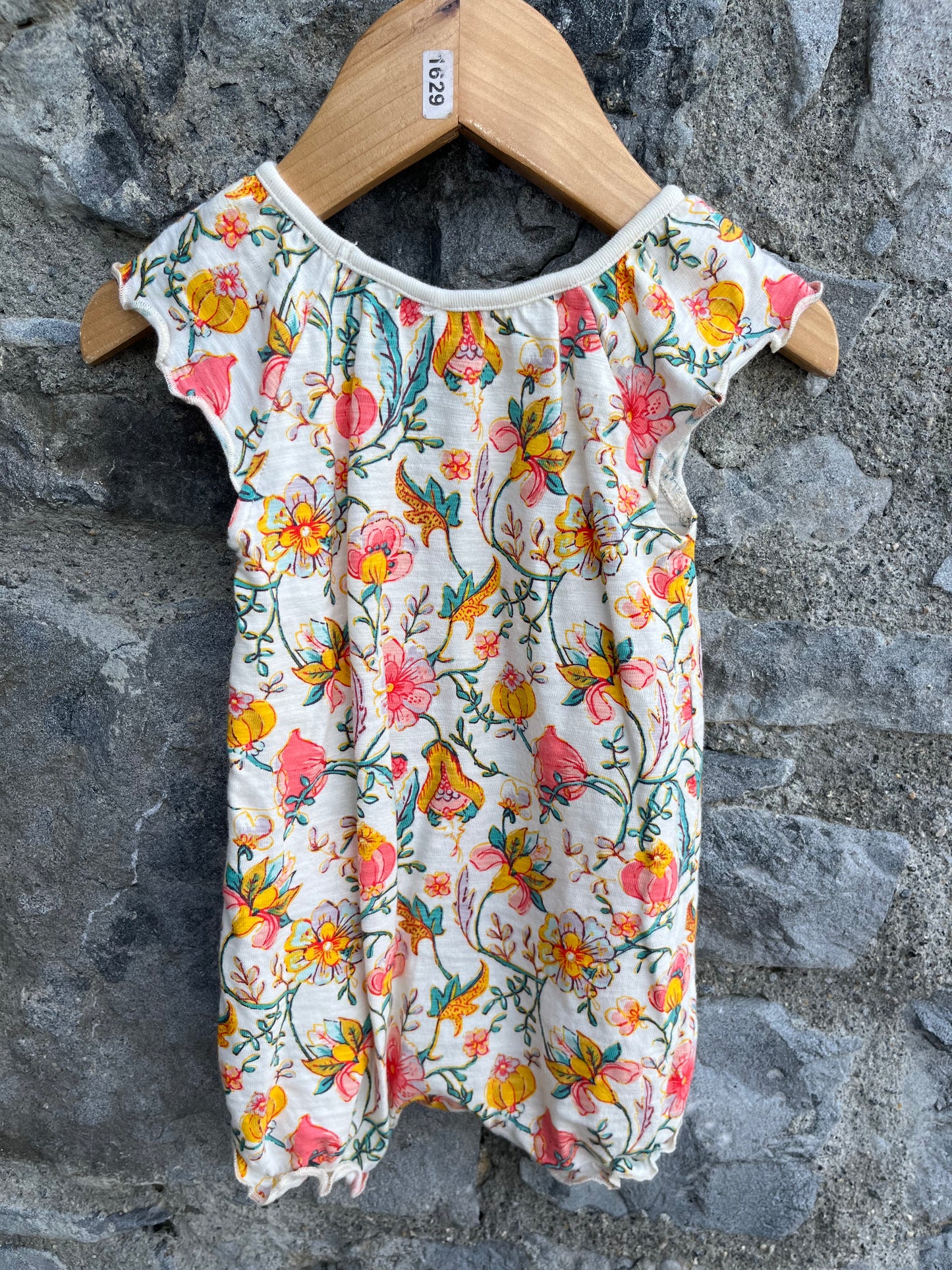 Floral rompers 3-6m (62-68cm)