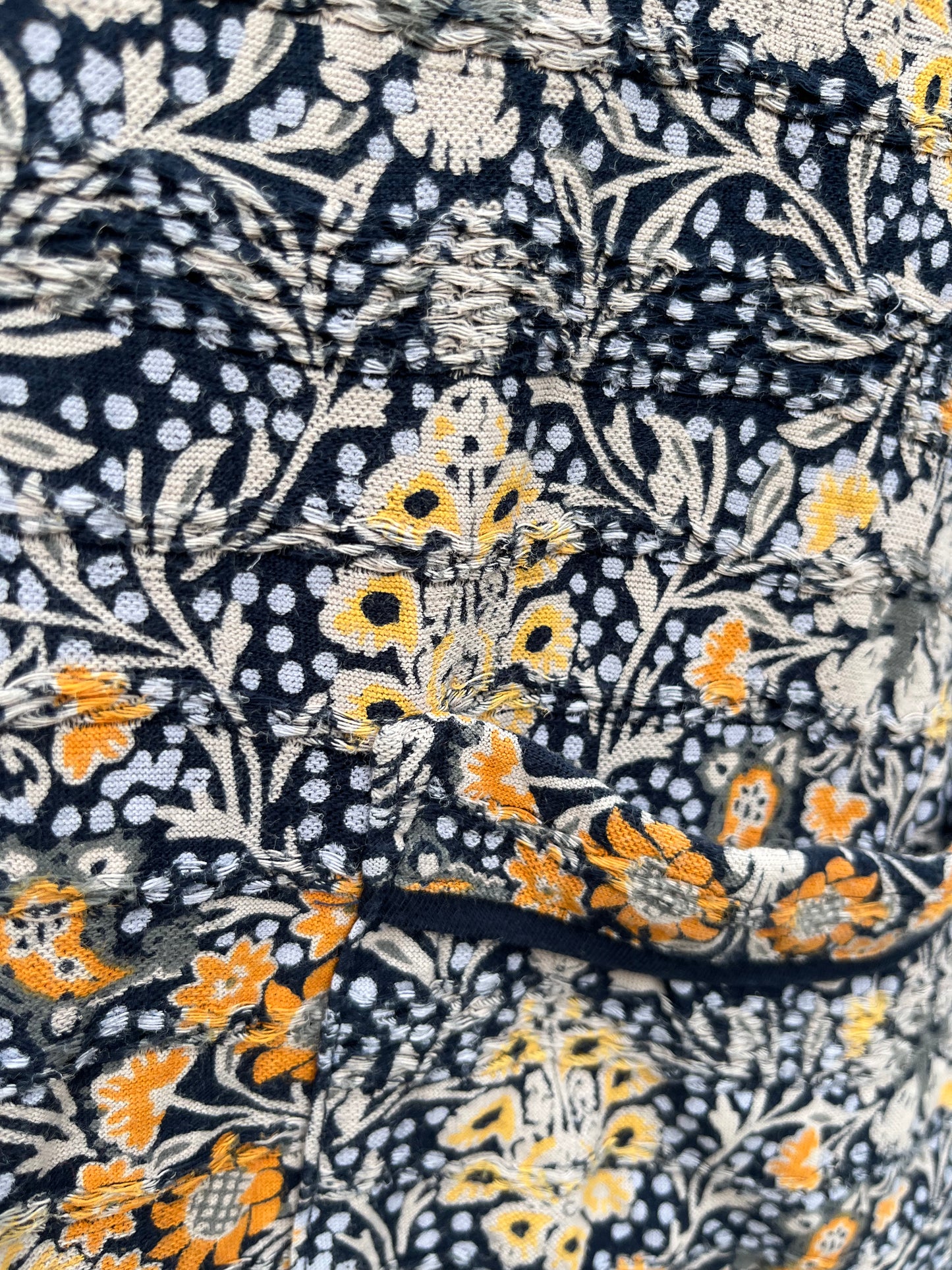Floral navy tunic uk 8