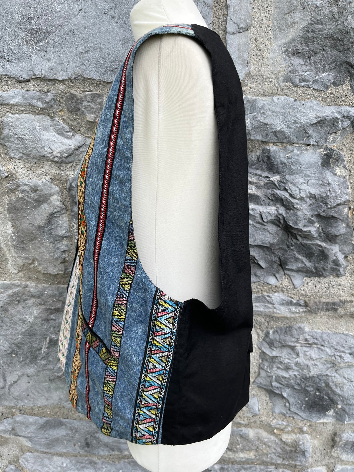 80s Aztec waistcoat Medium