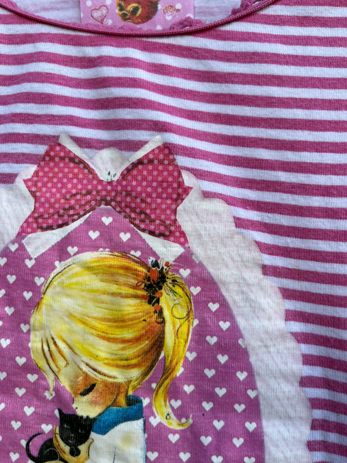 Pink stripy top 18-24 (86-92cm)