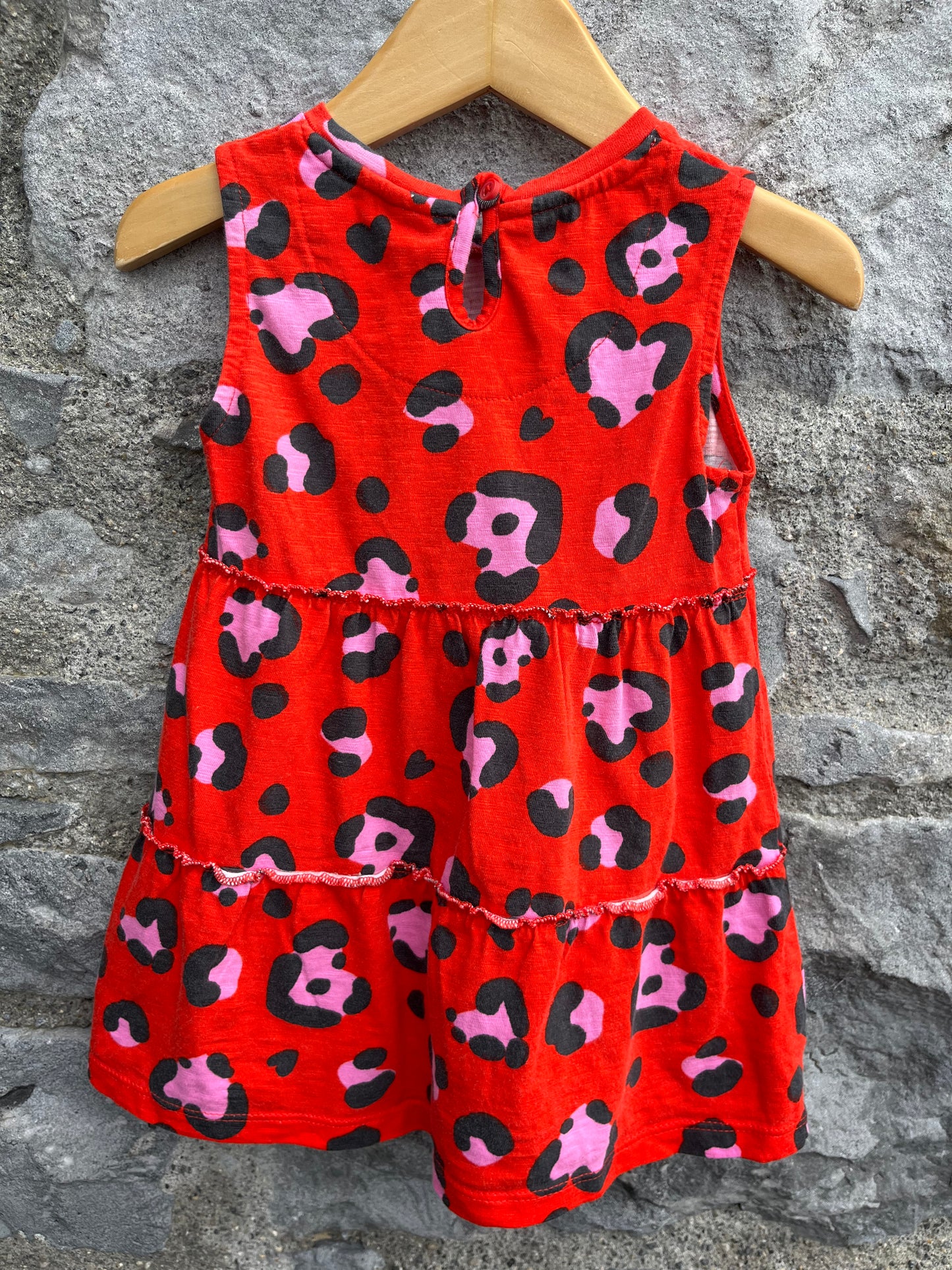 Leopard dress 12-18m (80-86cm)