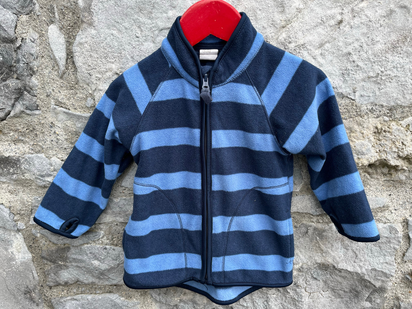 Navy&blue fleece 6-9m (68-74cm)